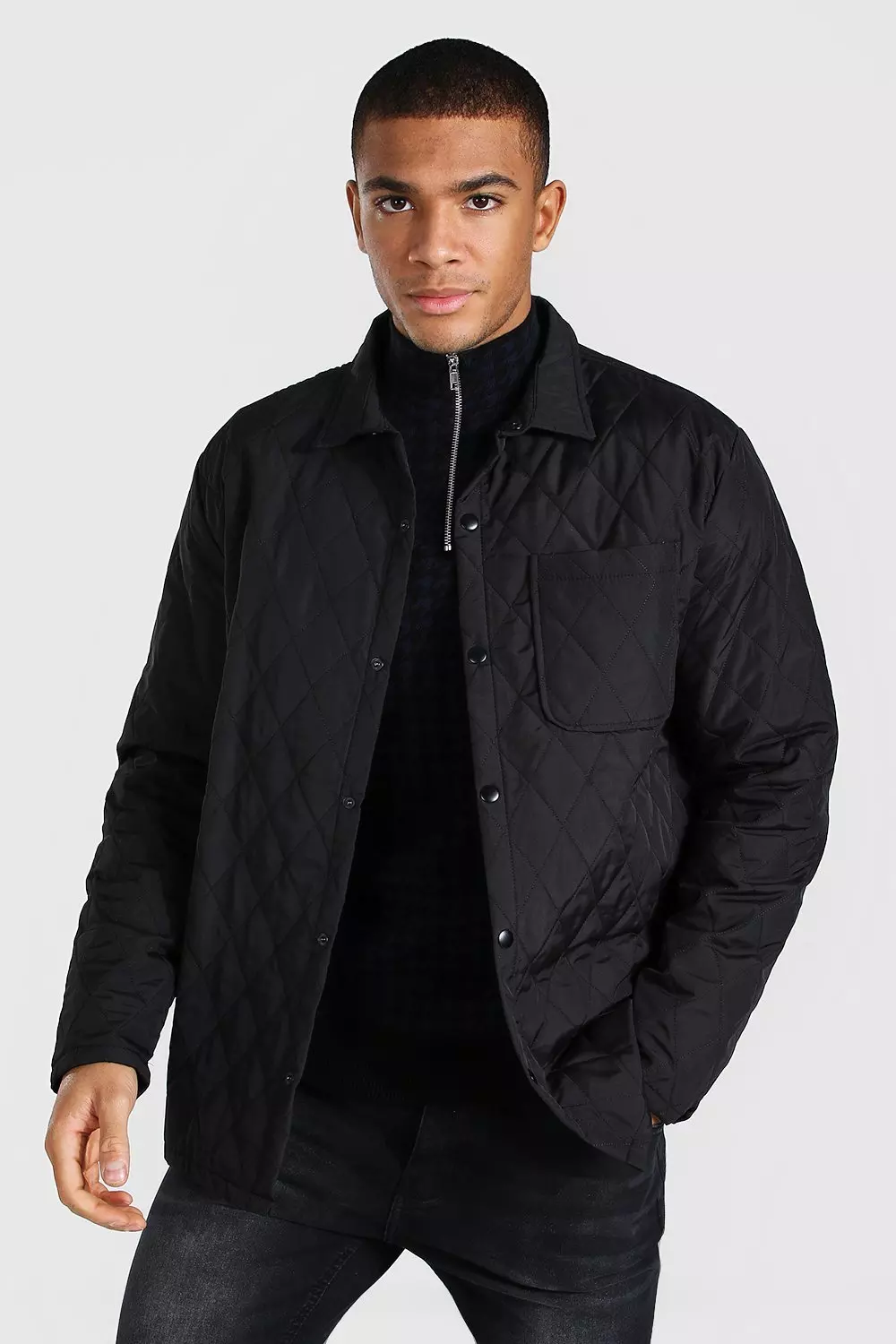 Mens on sale padded overshirt