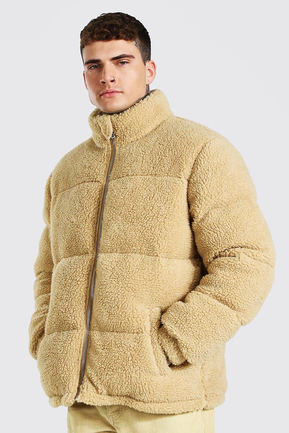 River island hot sale teddy puffer