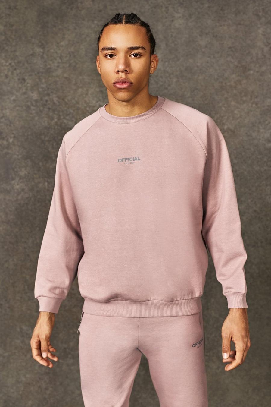 Pale pink Tall Official Collection Heavyweight Sweater image number 1