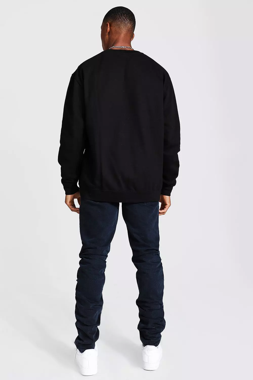 スウェット・トレーナー Luxury Street Wear vintage sweat black nirbana unisexual Oversized Fit Printed sweatshirt