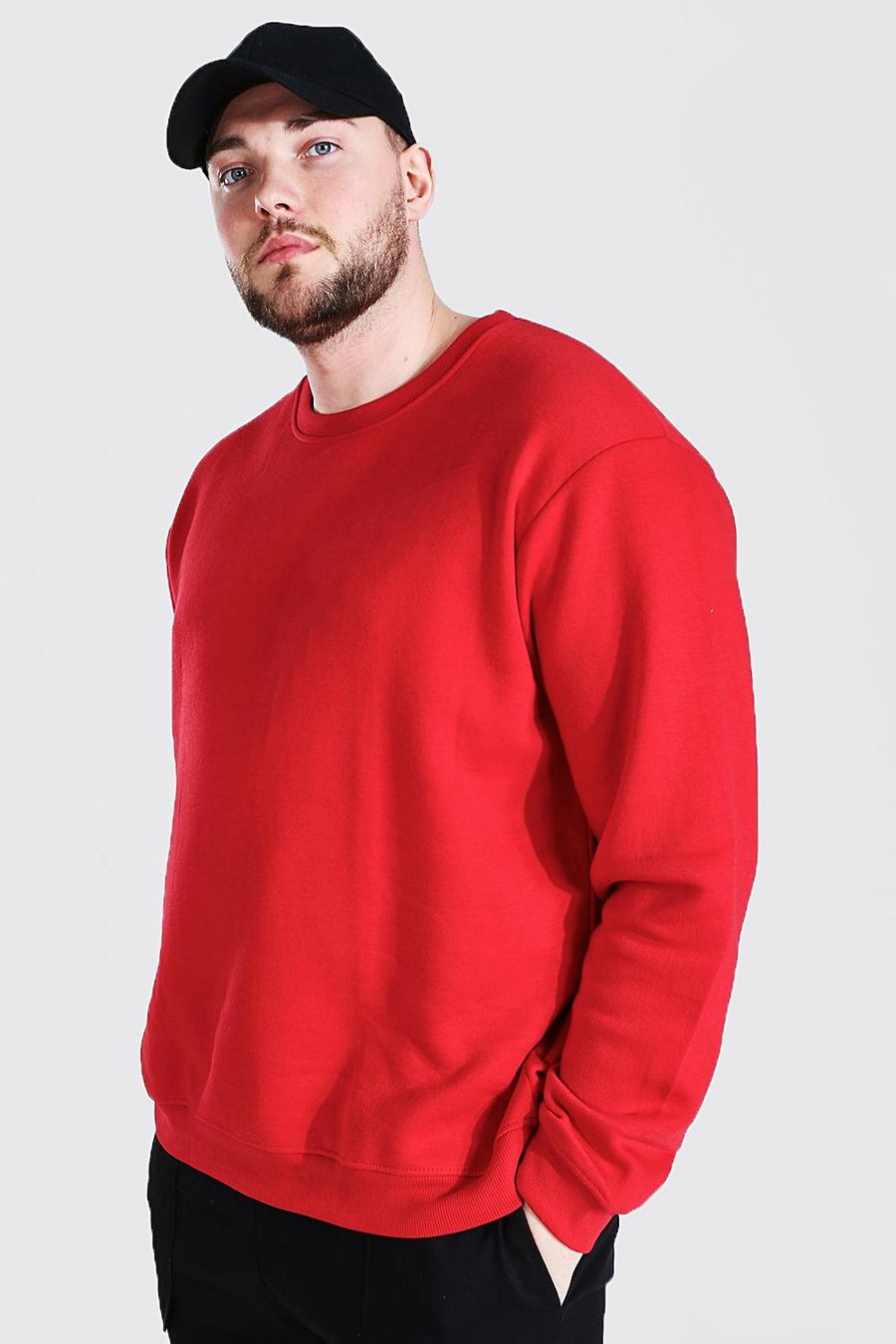 Red Plus size - Basic Sweatshirt image number 1