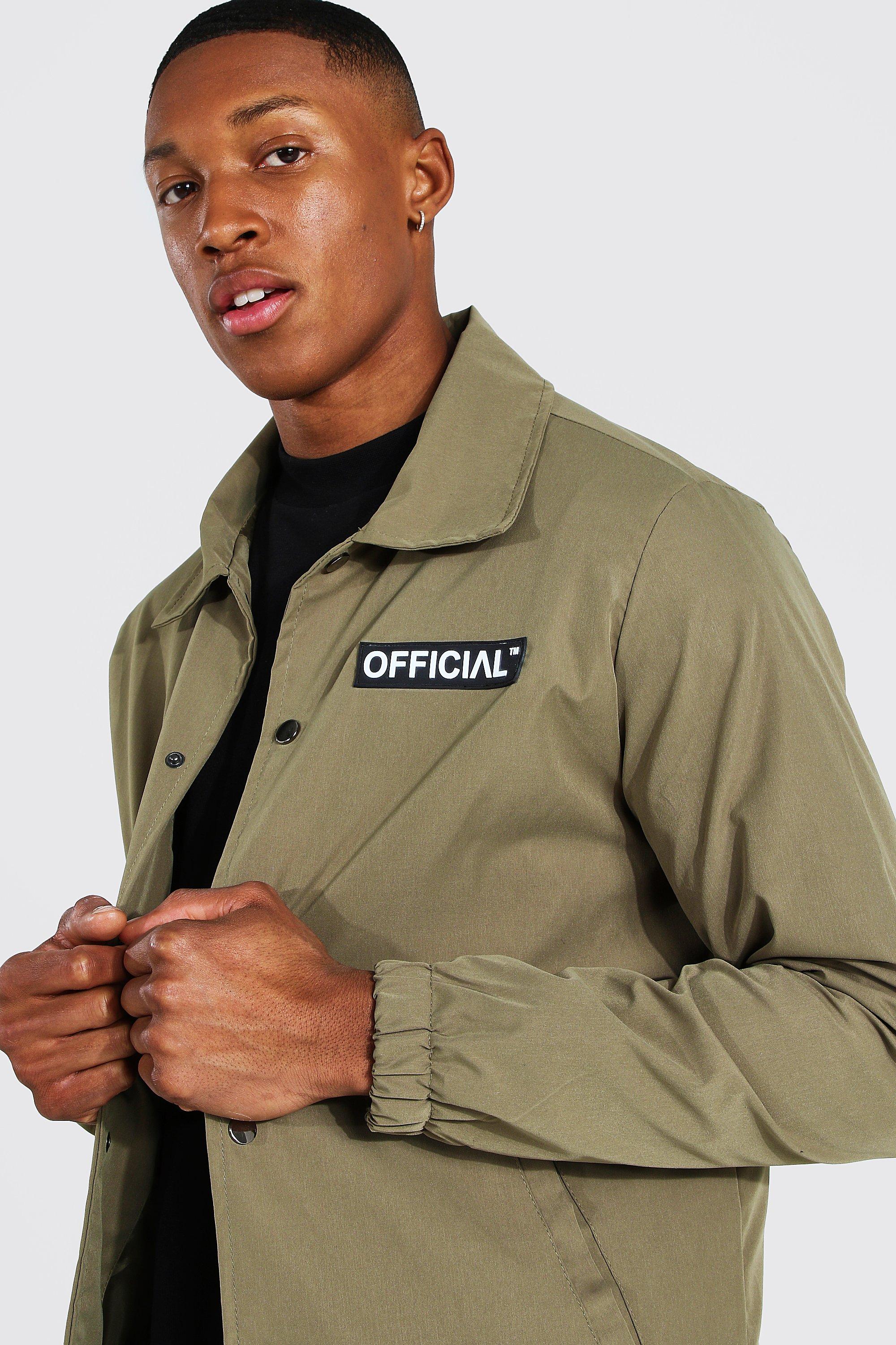 Khaki coach store jacket