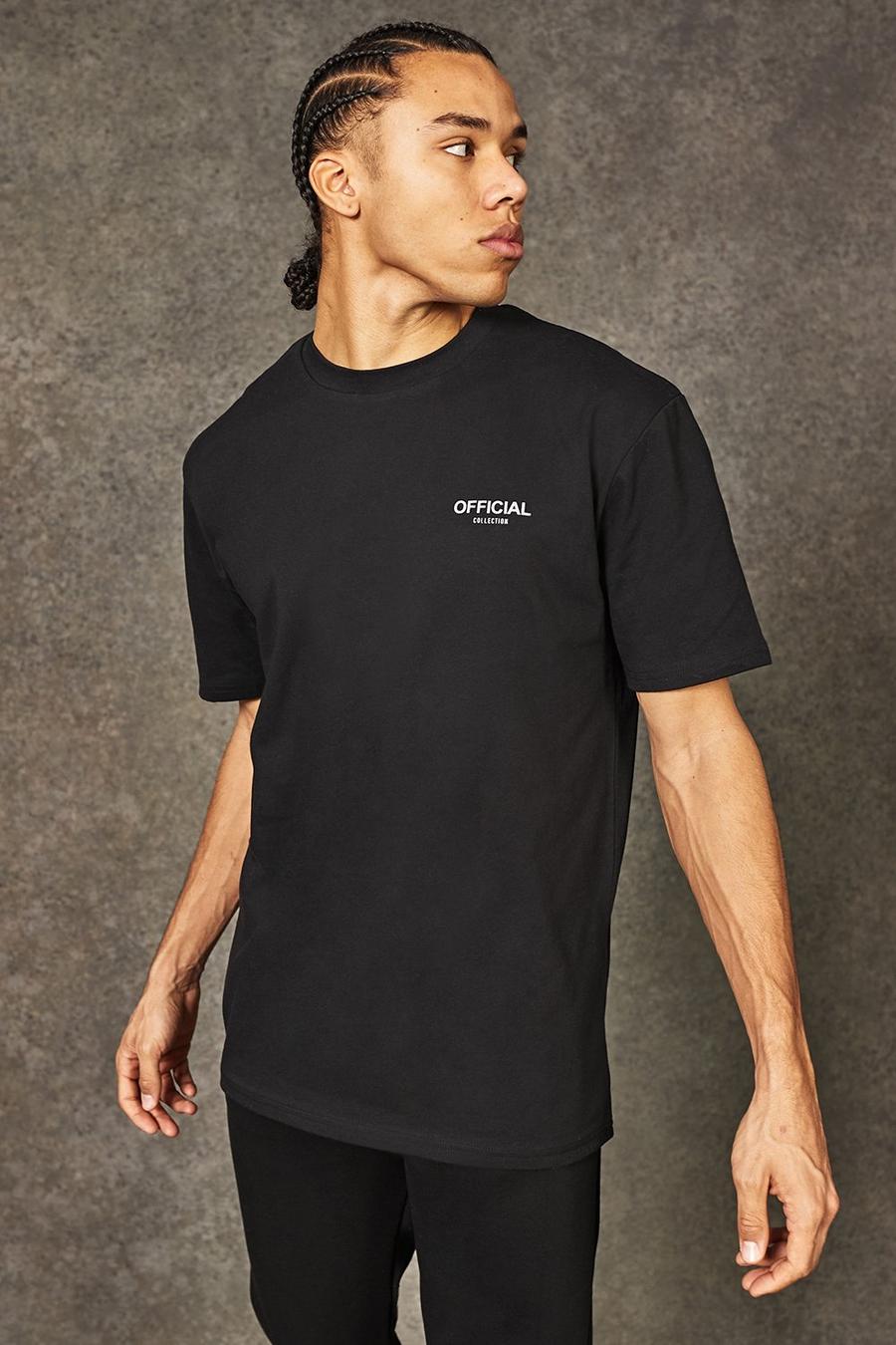 Zwart Tall Official-collectie T-shirt van zware kwaliteit image number 1