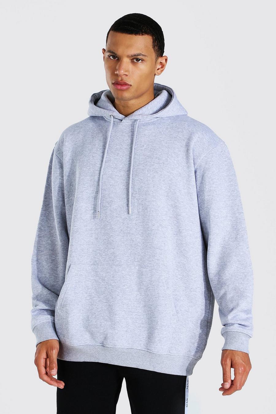 Grey marl Tall - Basic Oversize hoodie image number 1