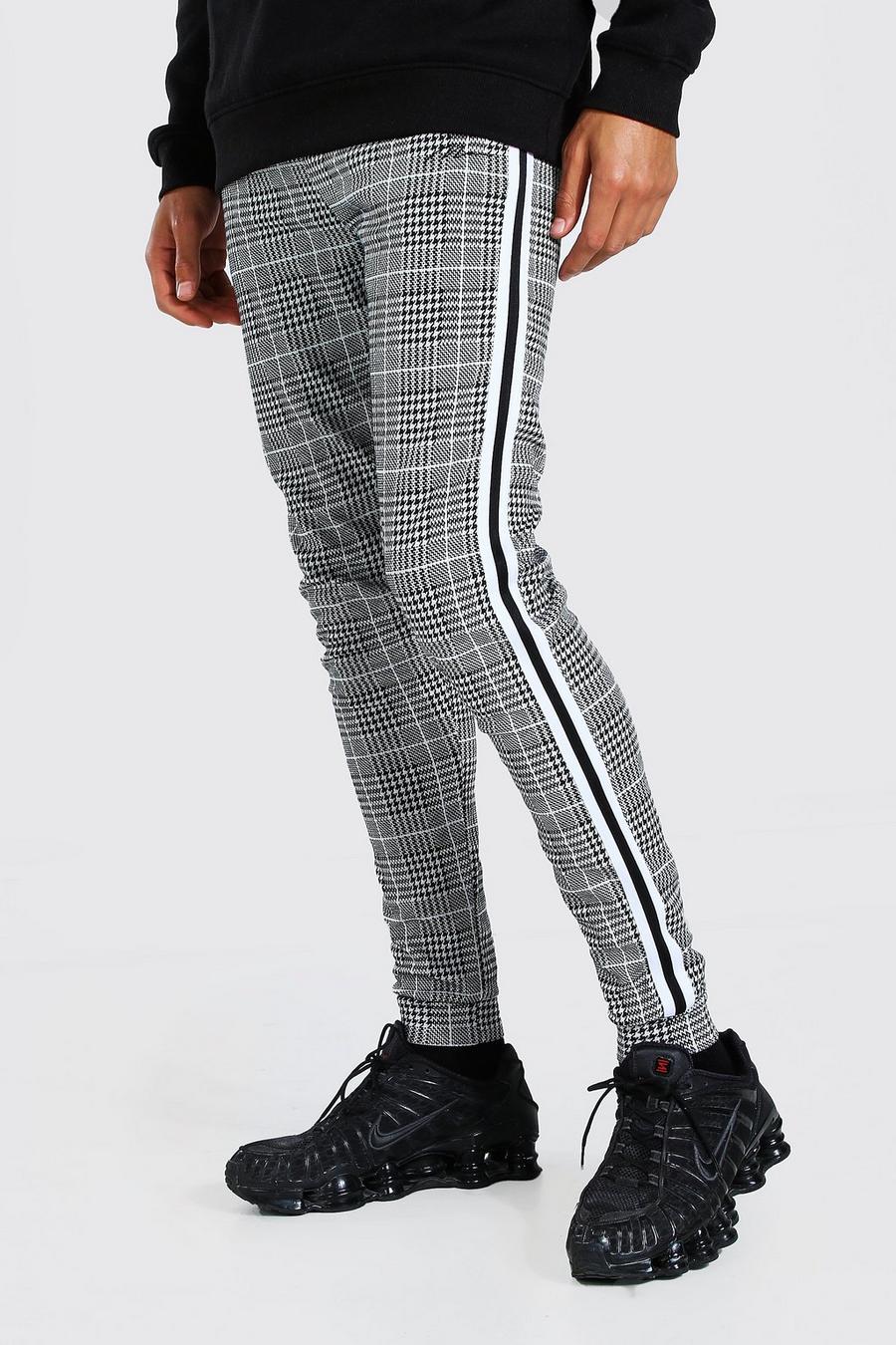 Grey Tall Man Signature Jacquard Jogger With Tape image number 1
