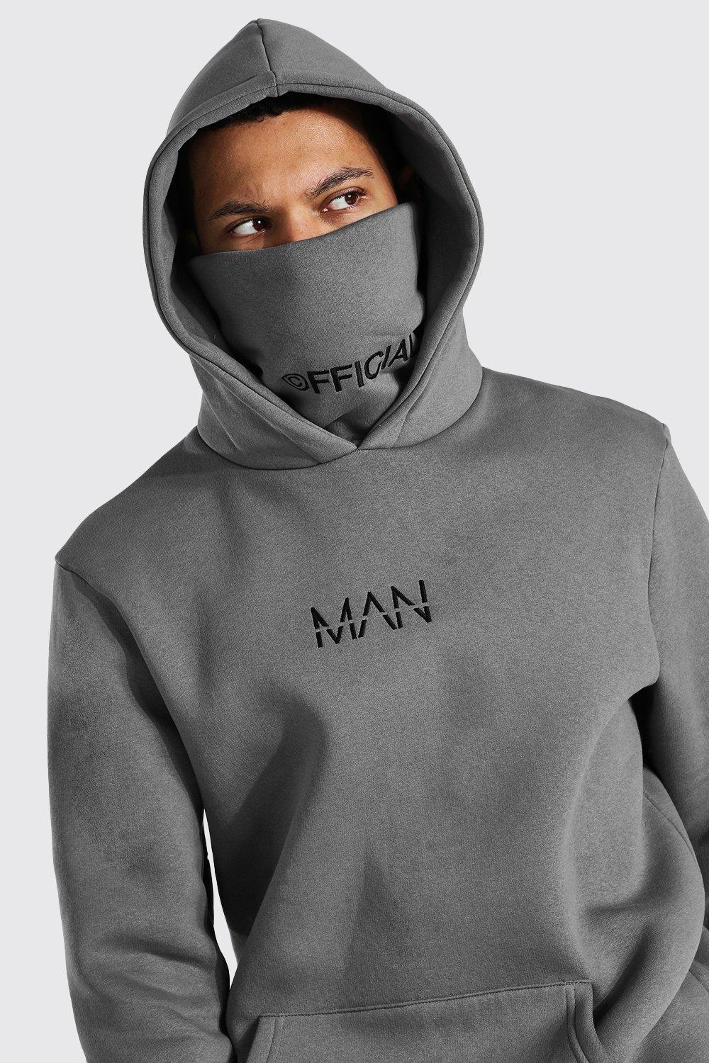 Man official jersey discount hoodie with snood