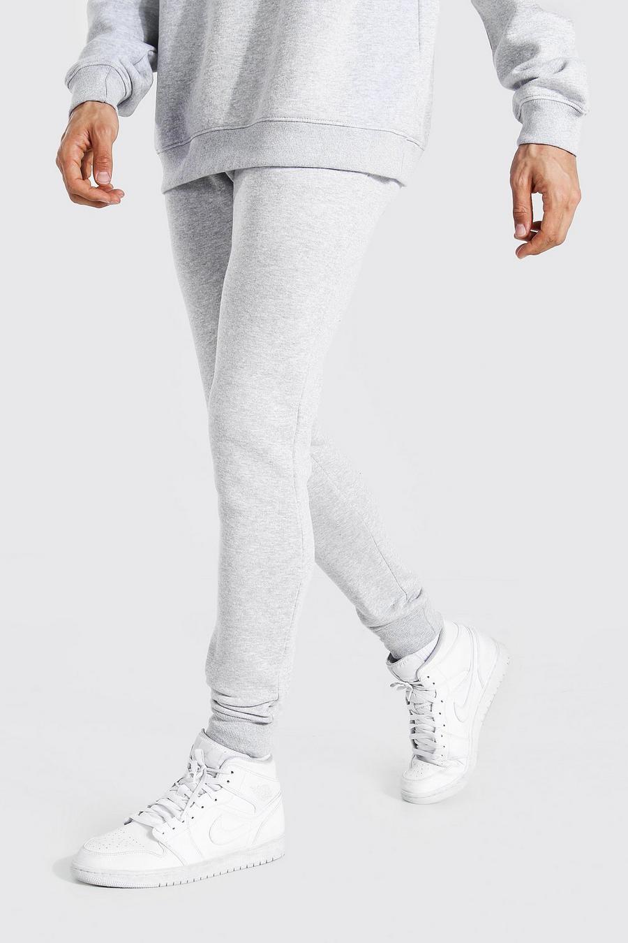 Grey marl Tall - Basic Joggers i skinny fit image number 1