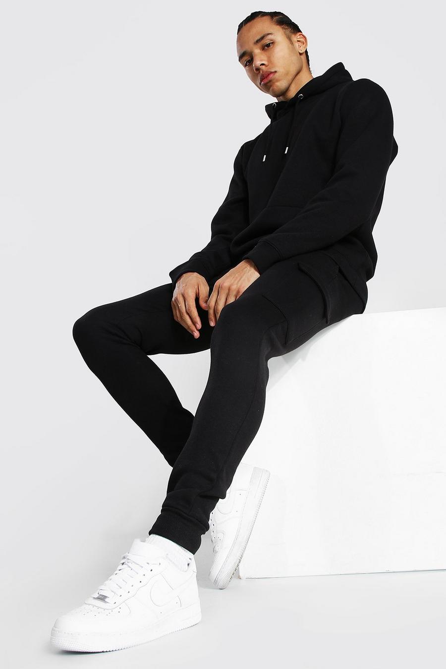 Black Plaid shirt jacket with regular fit