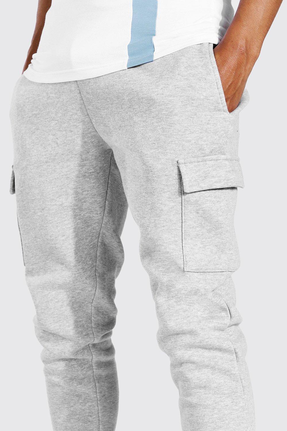 southpole marl cuff fleece pants