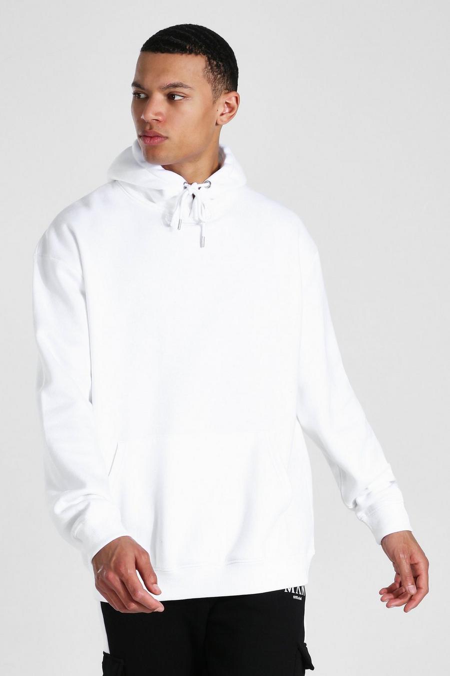Tall -  Sweat à capuche basique oversize, Blanc image number 1