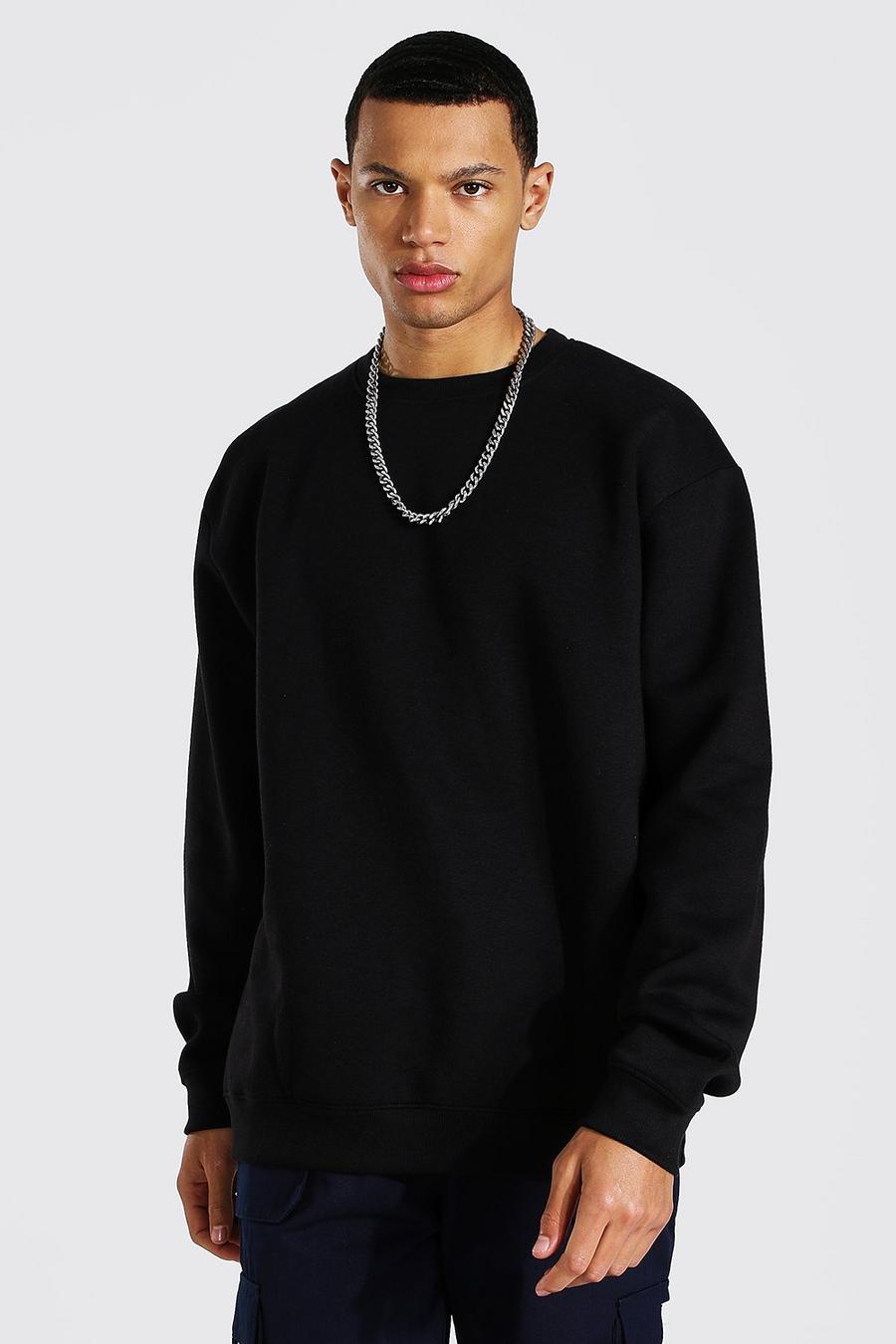 Sweat coupe oversize Tall, Noir image number 1