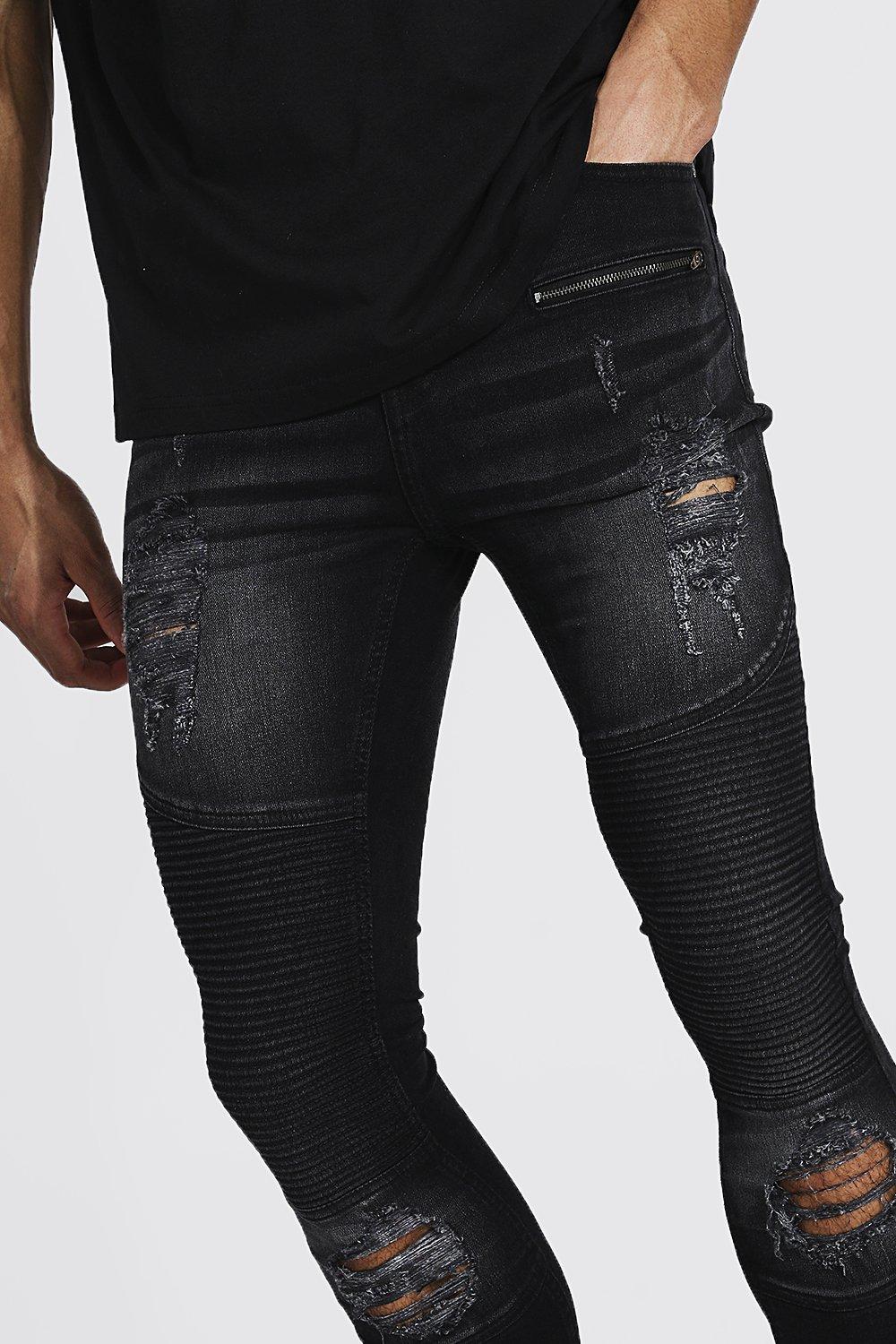 tall biker jeans