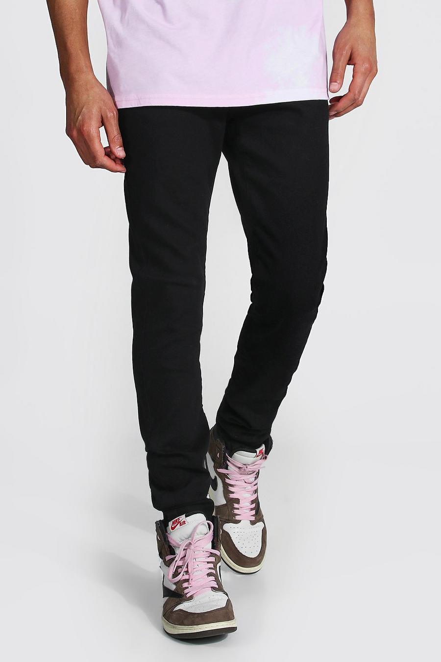 שחור סקיני ג'ינס לנשים גבוהות image number 1