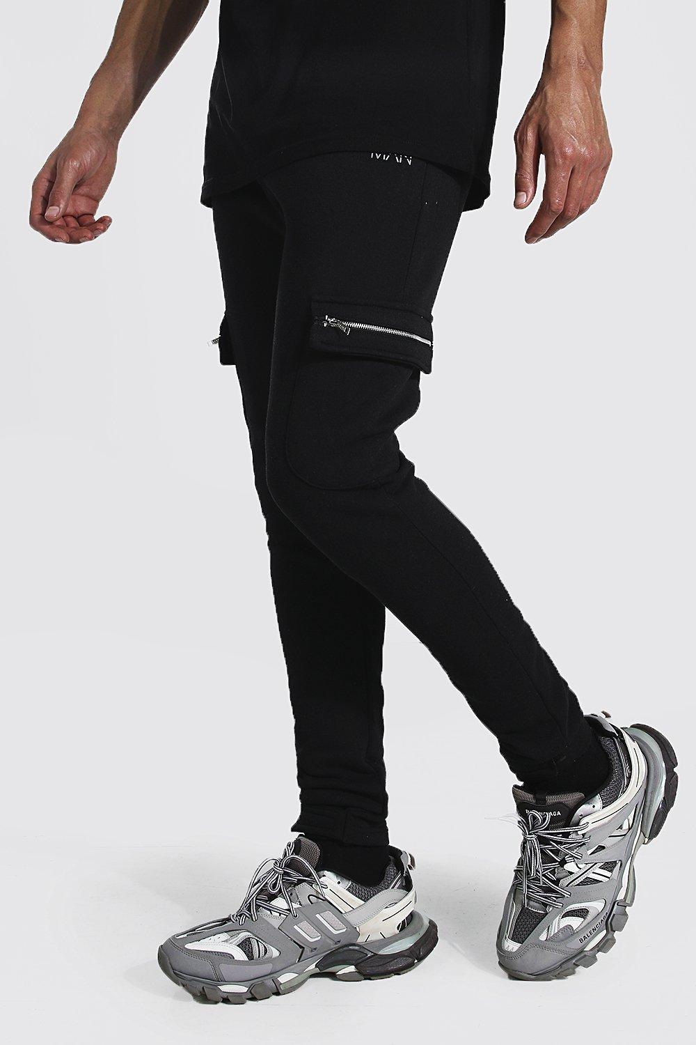 boohoo man cargo joggers