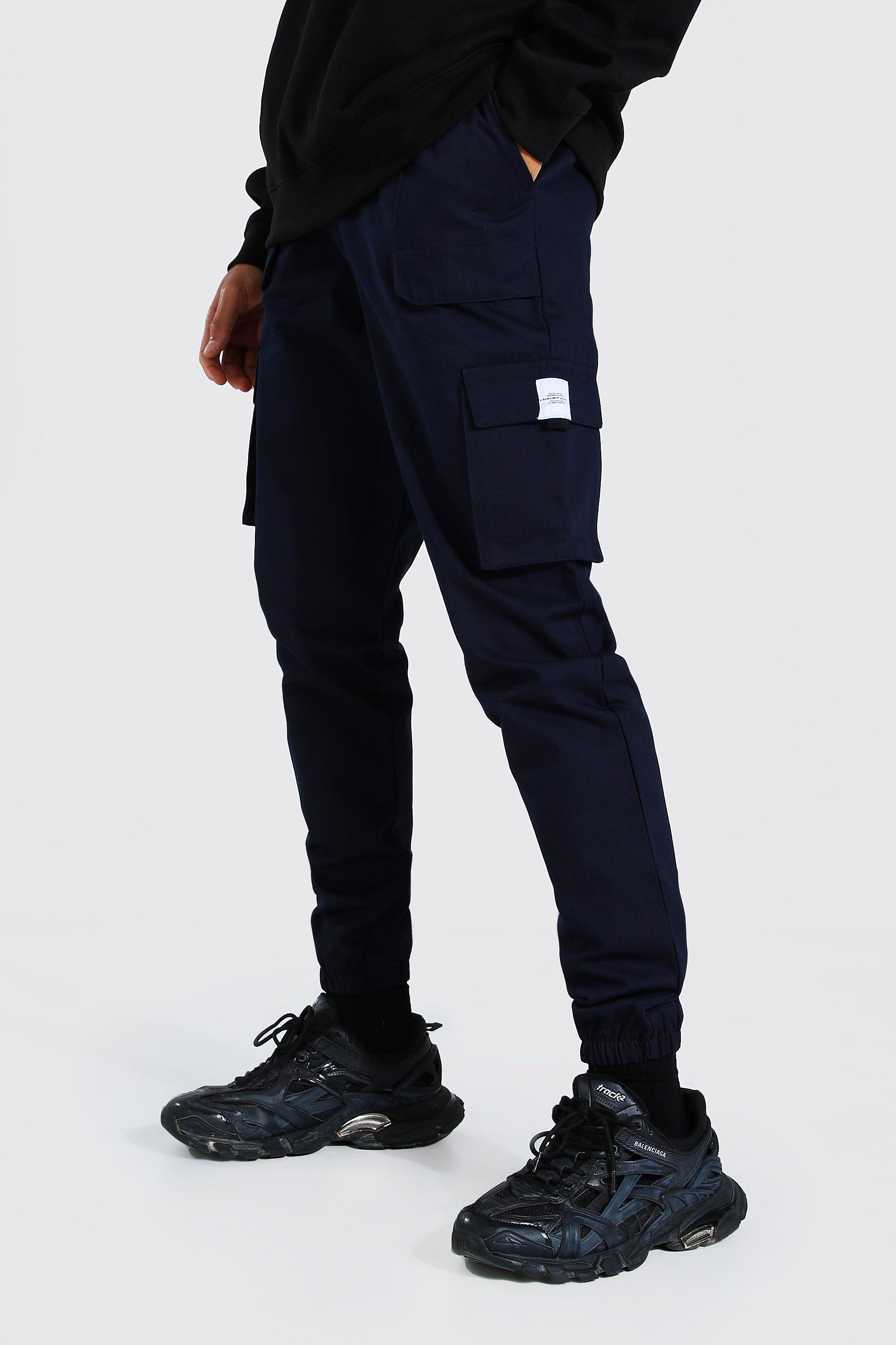 mens tall twill joggers