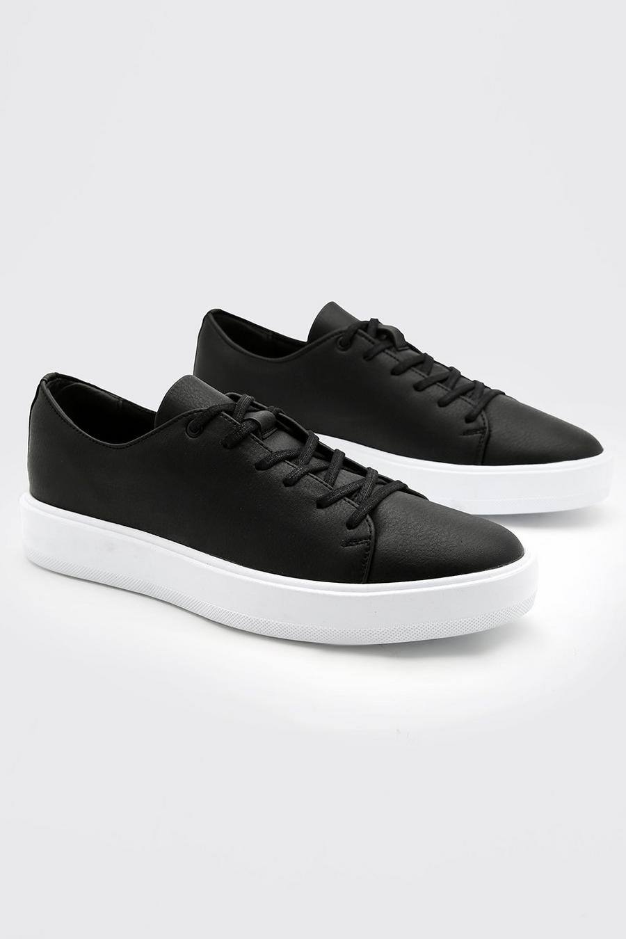 Pu Lace Up Sneaker image number 1
