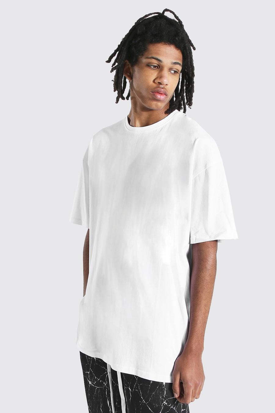 Camiseta ancha Tall, Blanco image number 1
