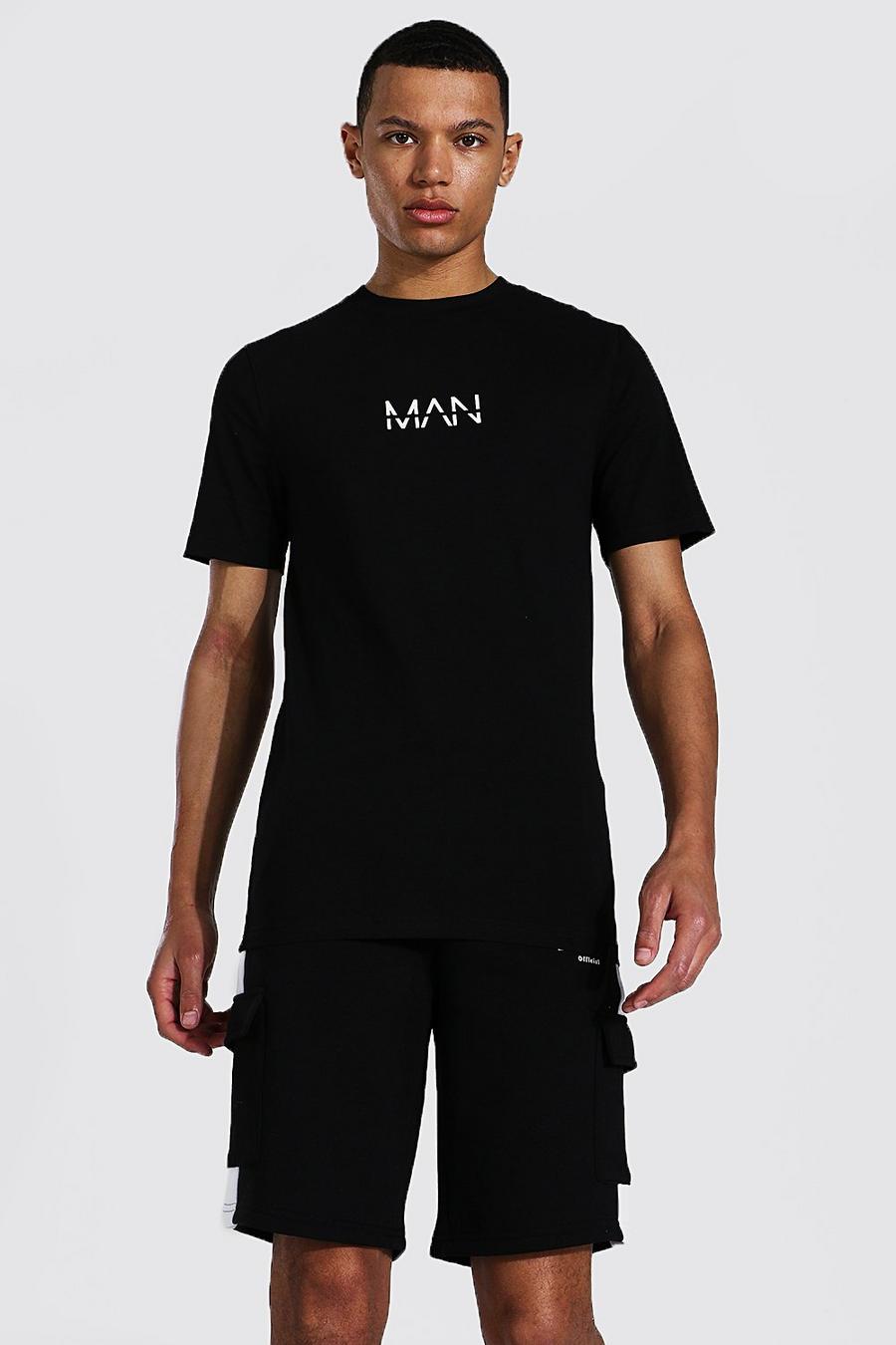 Camiseta entallada MAN Tall, Negro image number 1