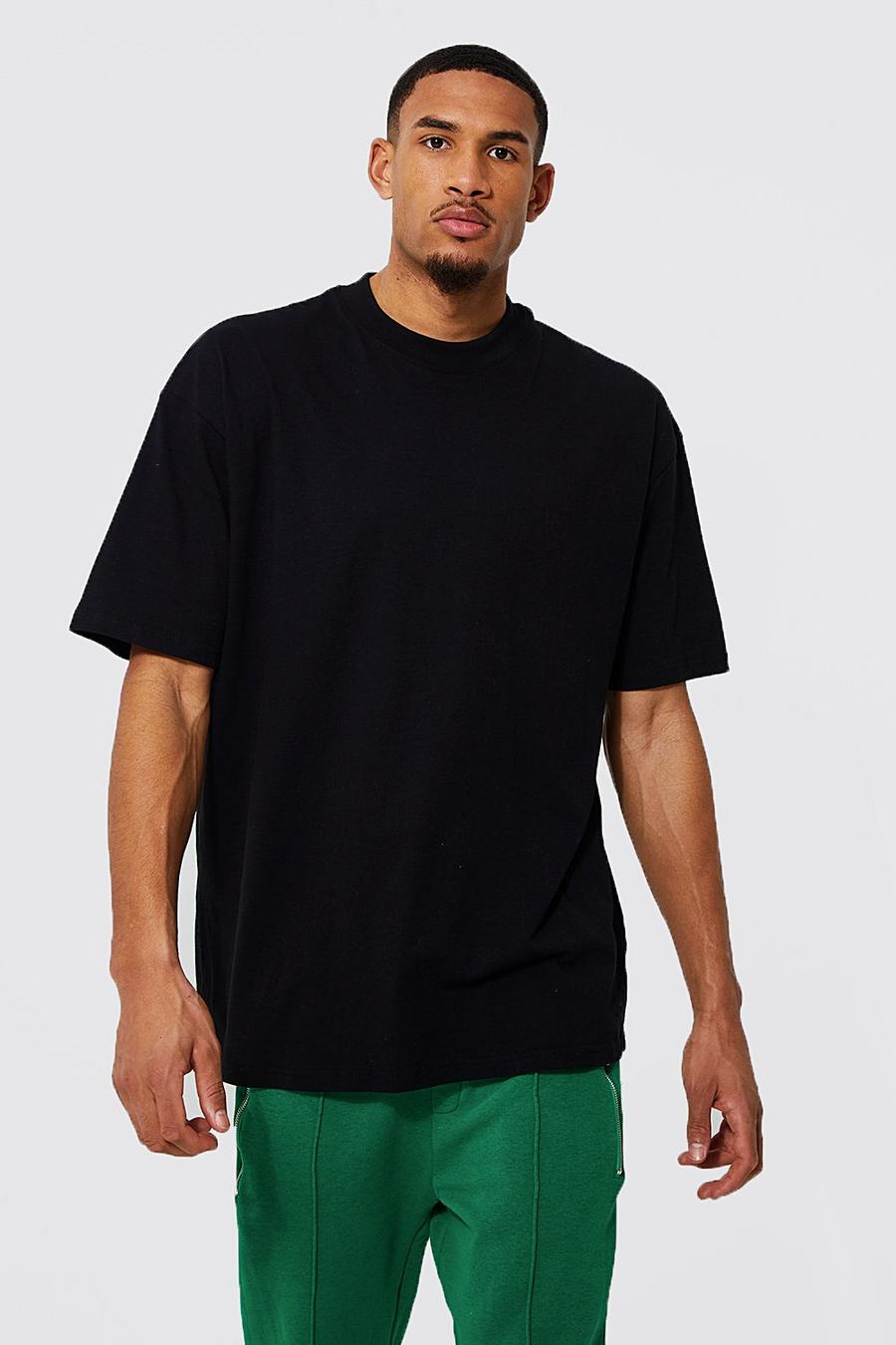 T-shirt Tall oversize, Nero image number 1