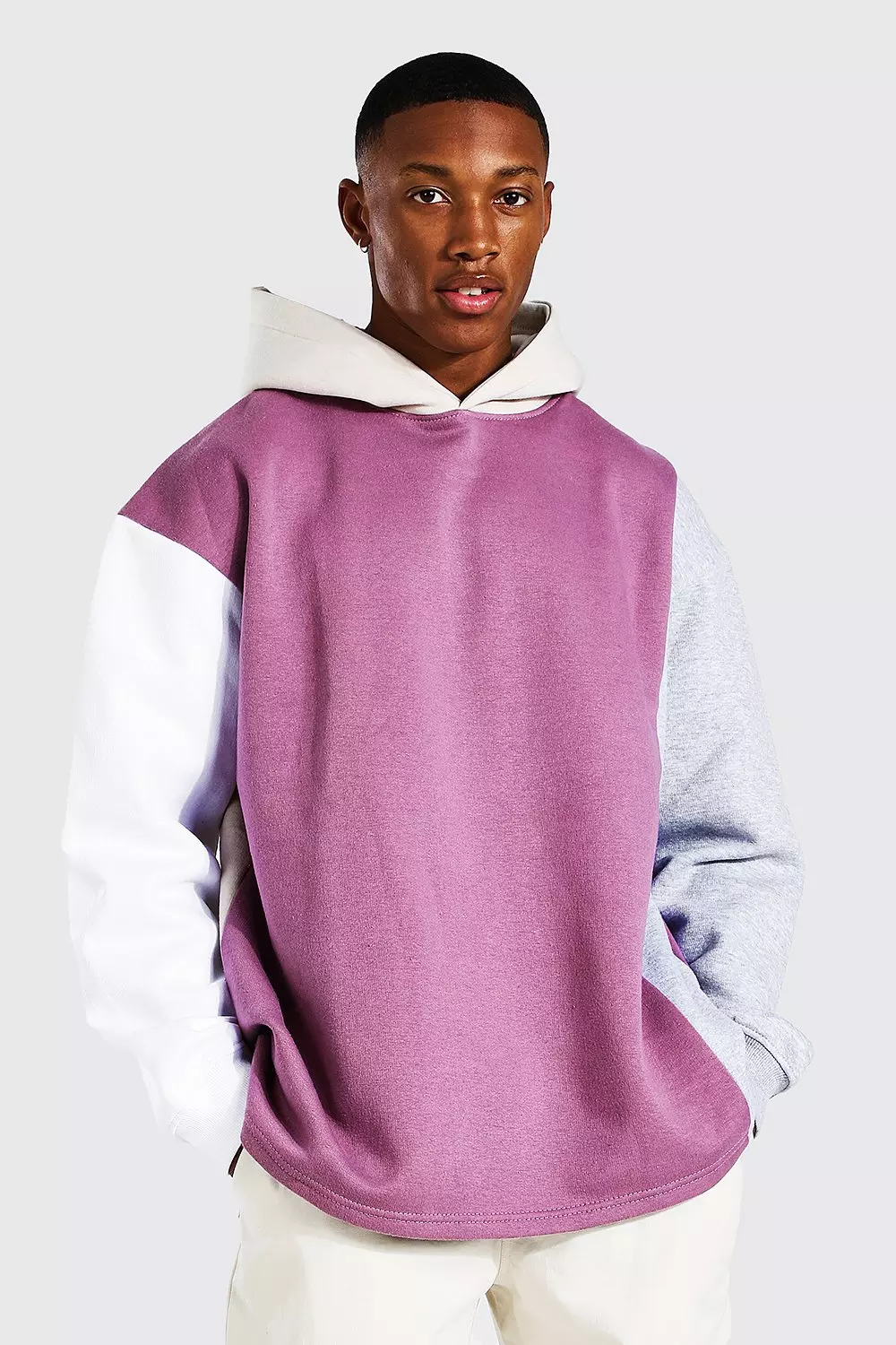 Oversized colour 2024 block hoodie