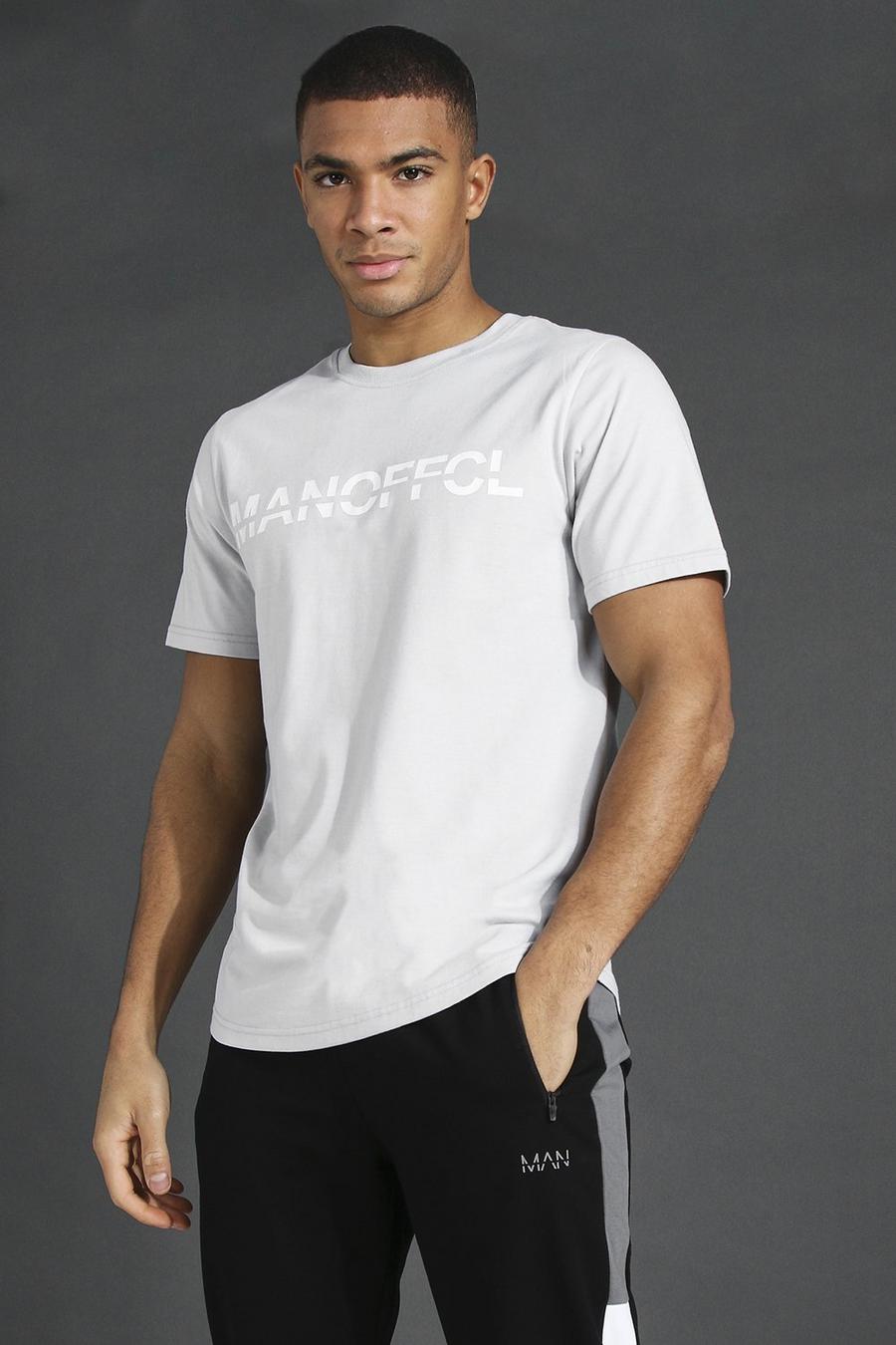 Man Active Fitness-T-Shirt, Grau image number 1