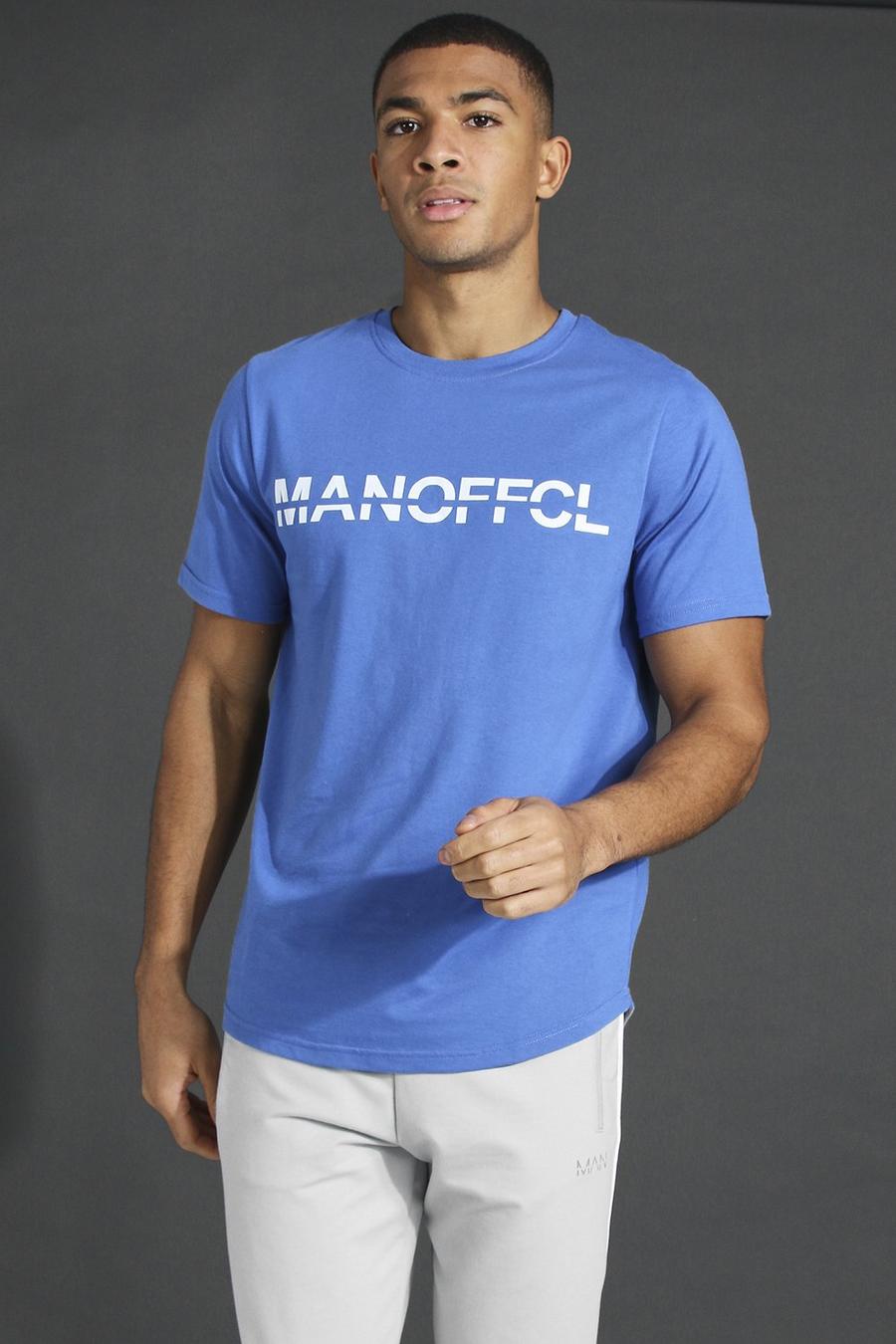 Cobalt blue Man Active Gym T-shirt image number 1
