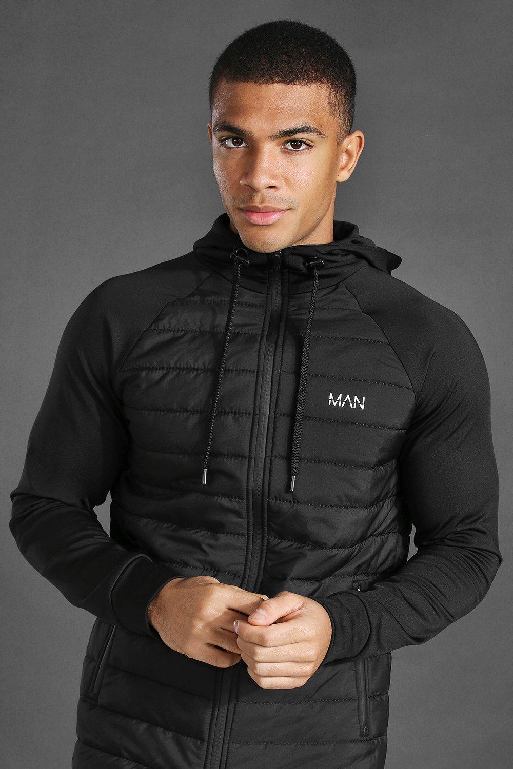 Essential Quilted Full-Zip Hoodie