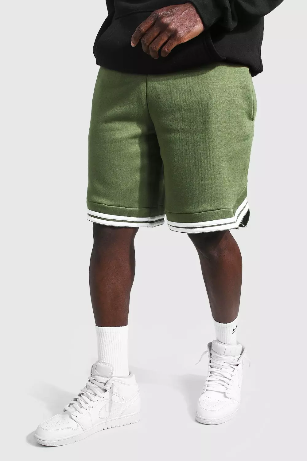 Khaki cheap basketball shorts