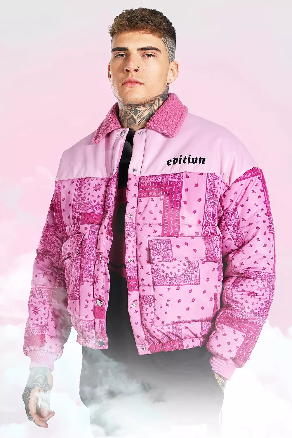 Pink 2025 bandana jacket