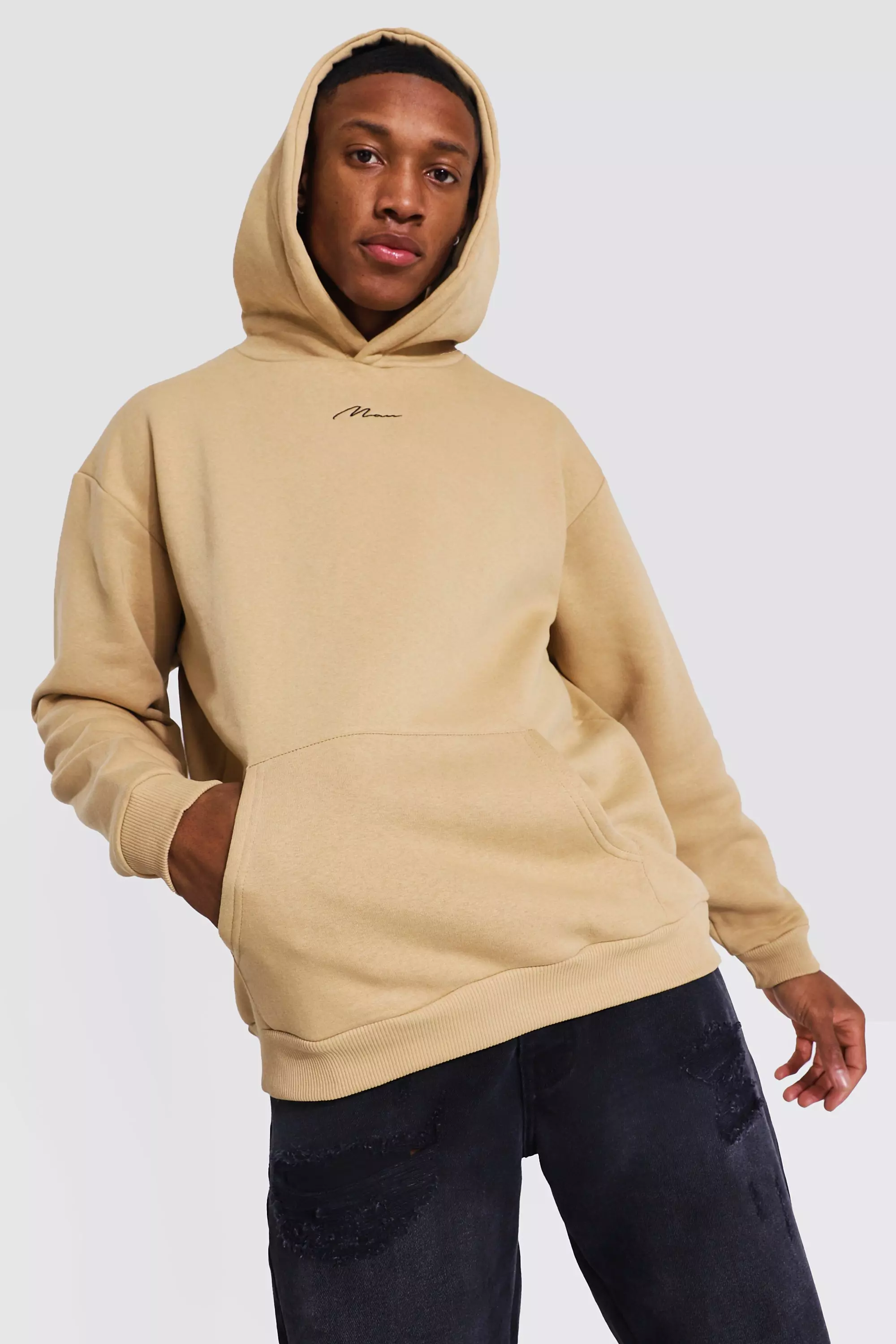 Champion signature hot sale logo hoodie