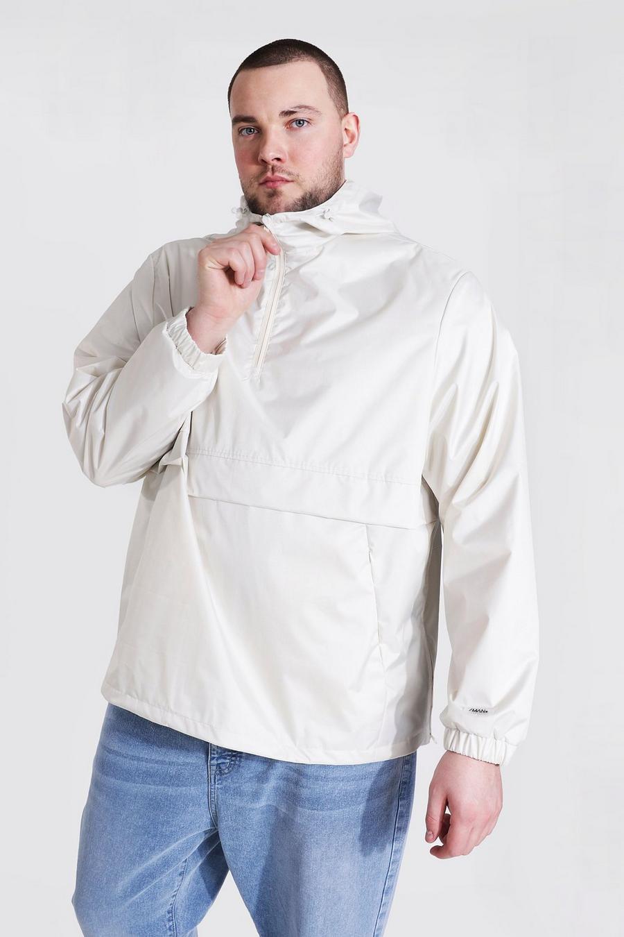 Grande taille - Anorak pliable à enfiler, Off white image number 1