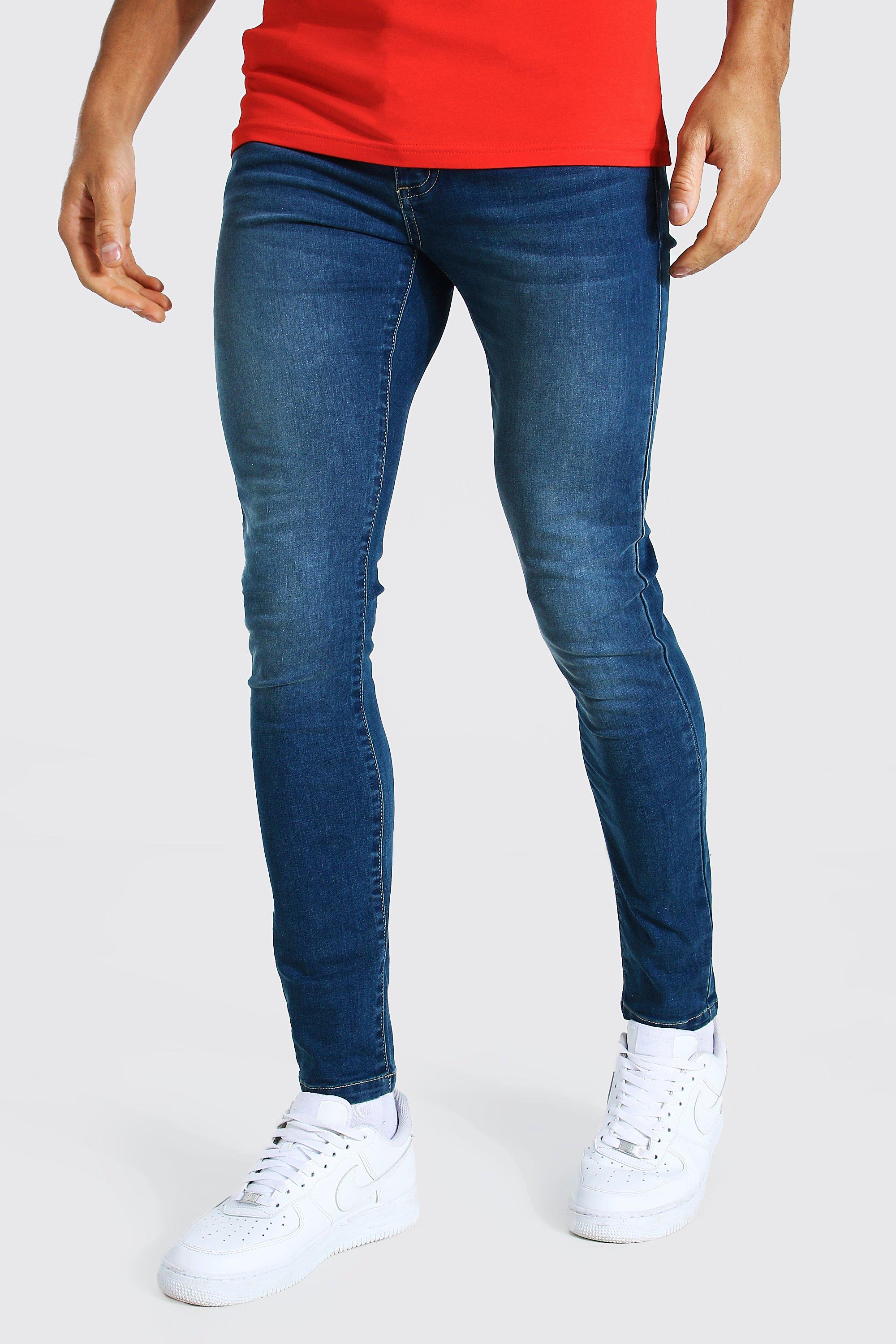 skin tight stretch jeans mens