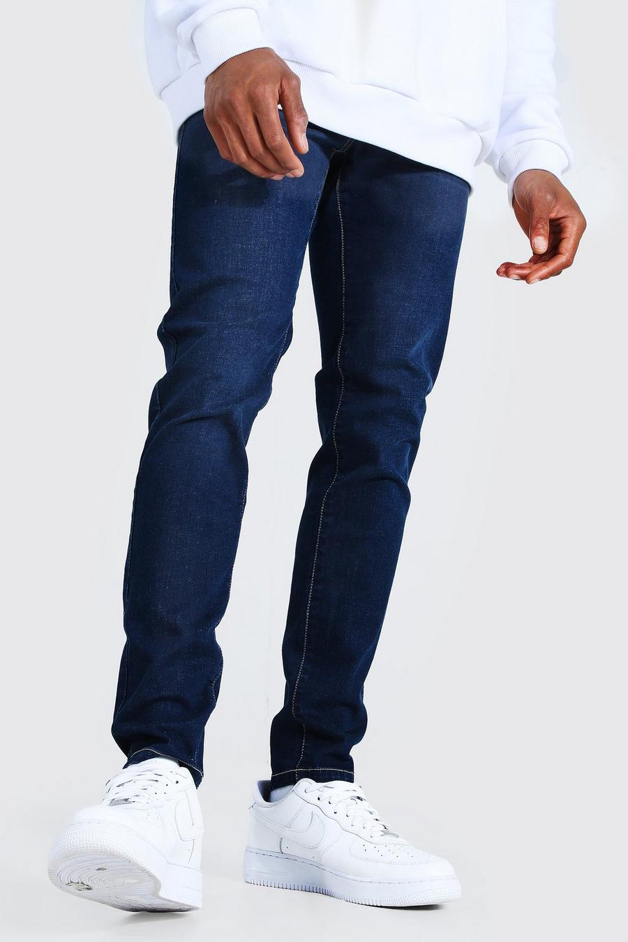 Skinny Stretch-Jeans, Indigoblau image number 1