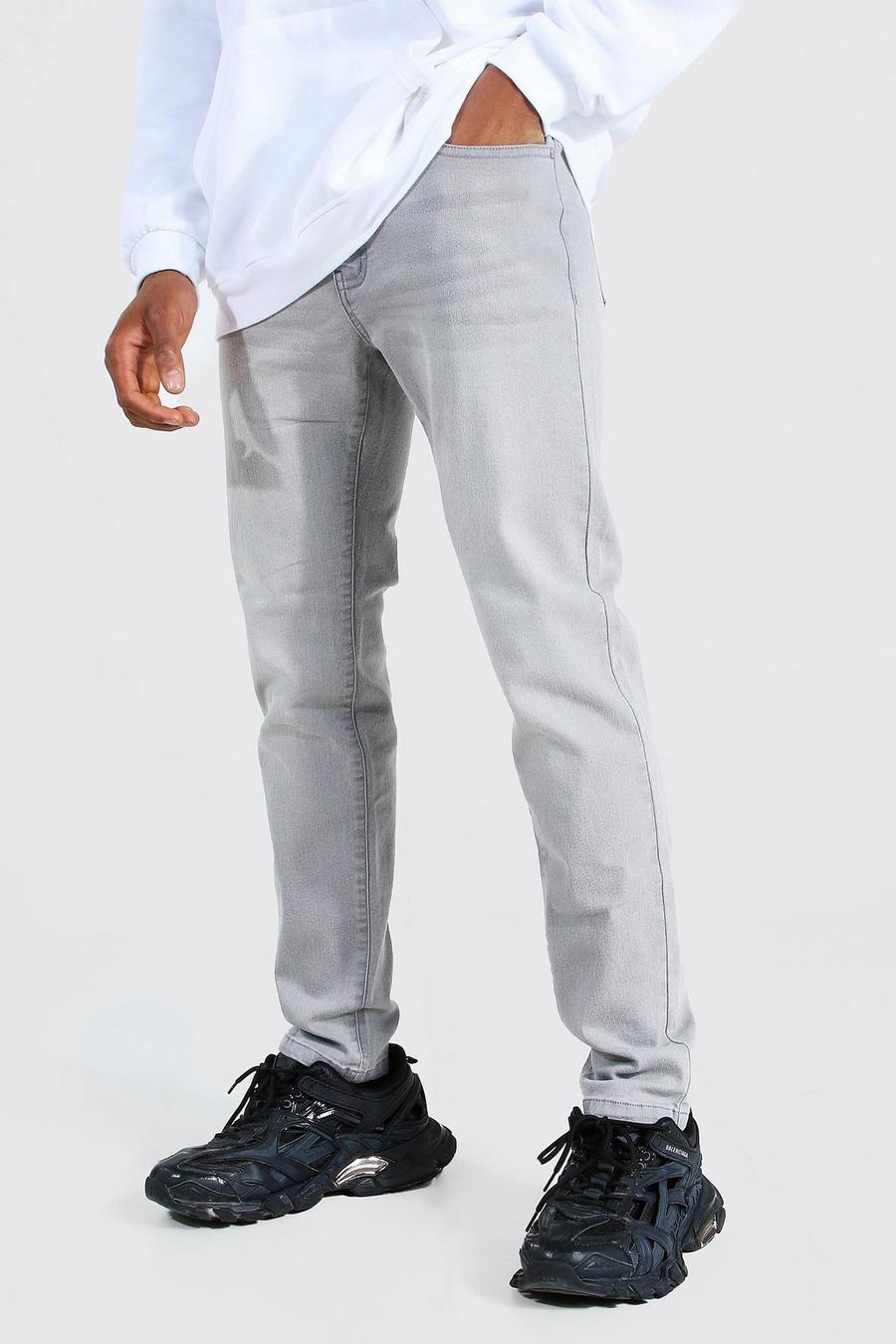 Jeans skinny tessuto stretch, Ghiaccio image number 1