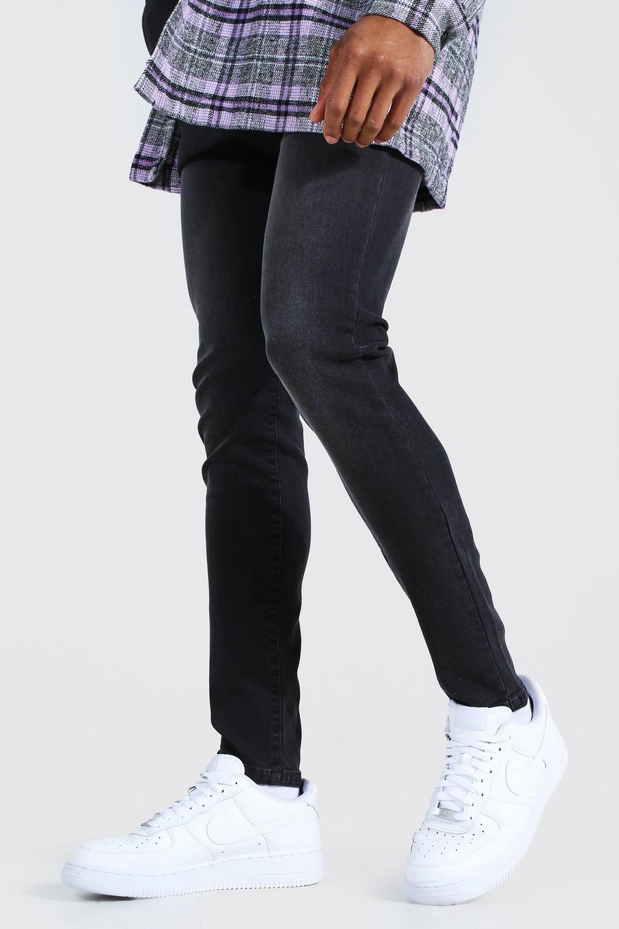 Charcoal Skinny jeans med stretch image number 1