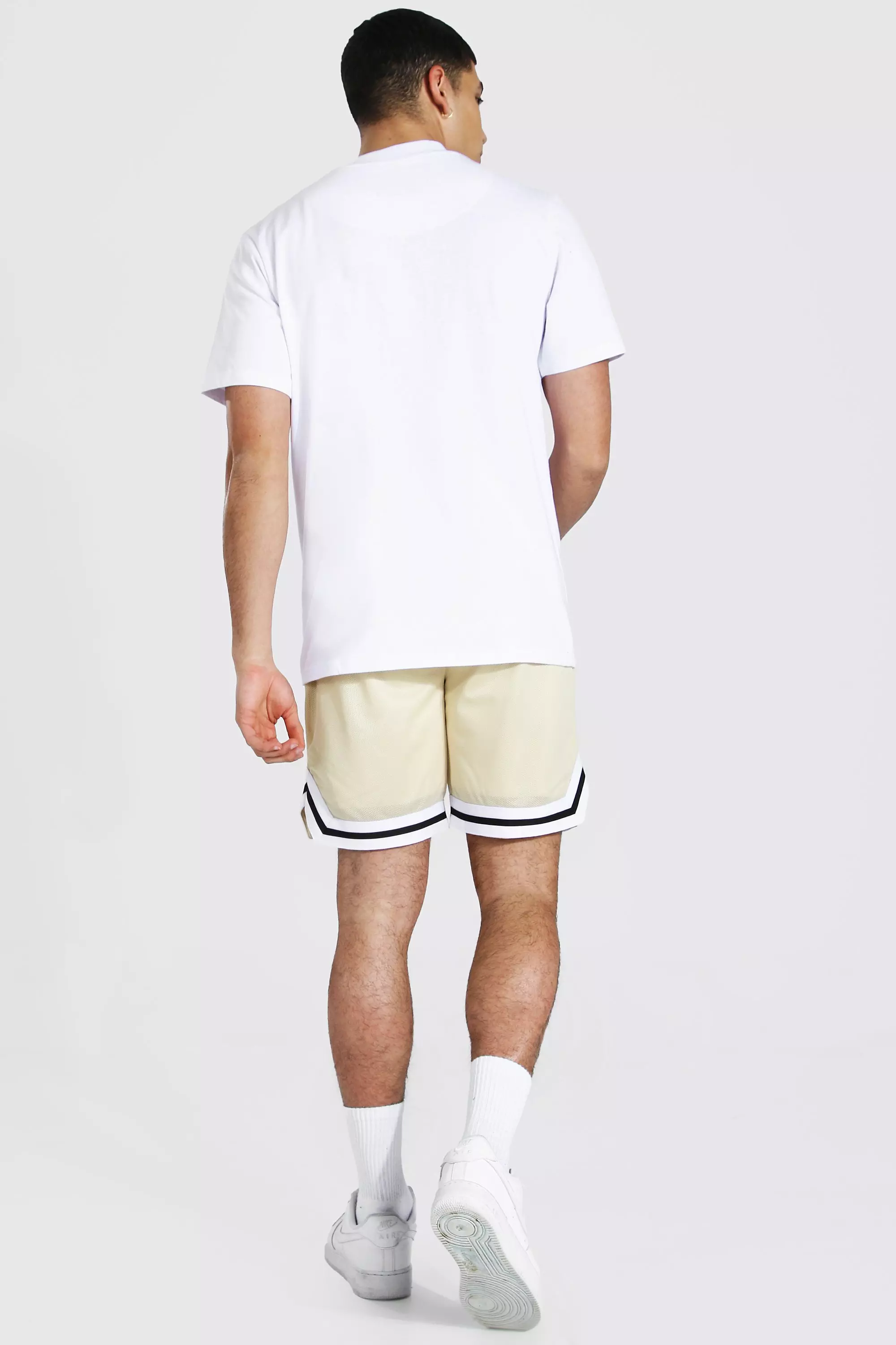 Polo with cheap basketball shorts