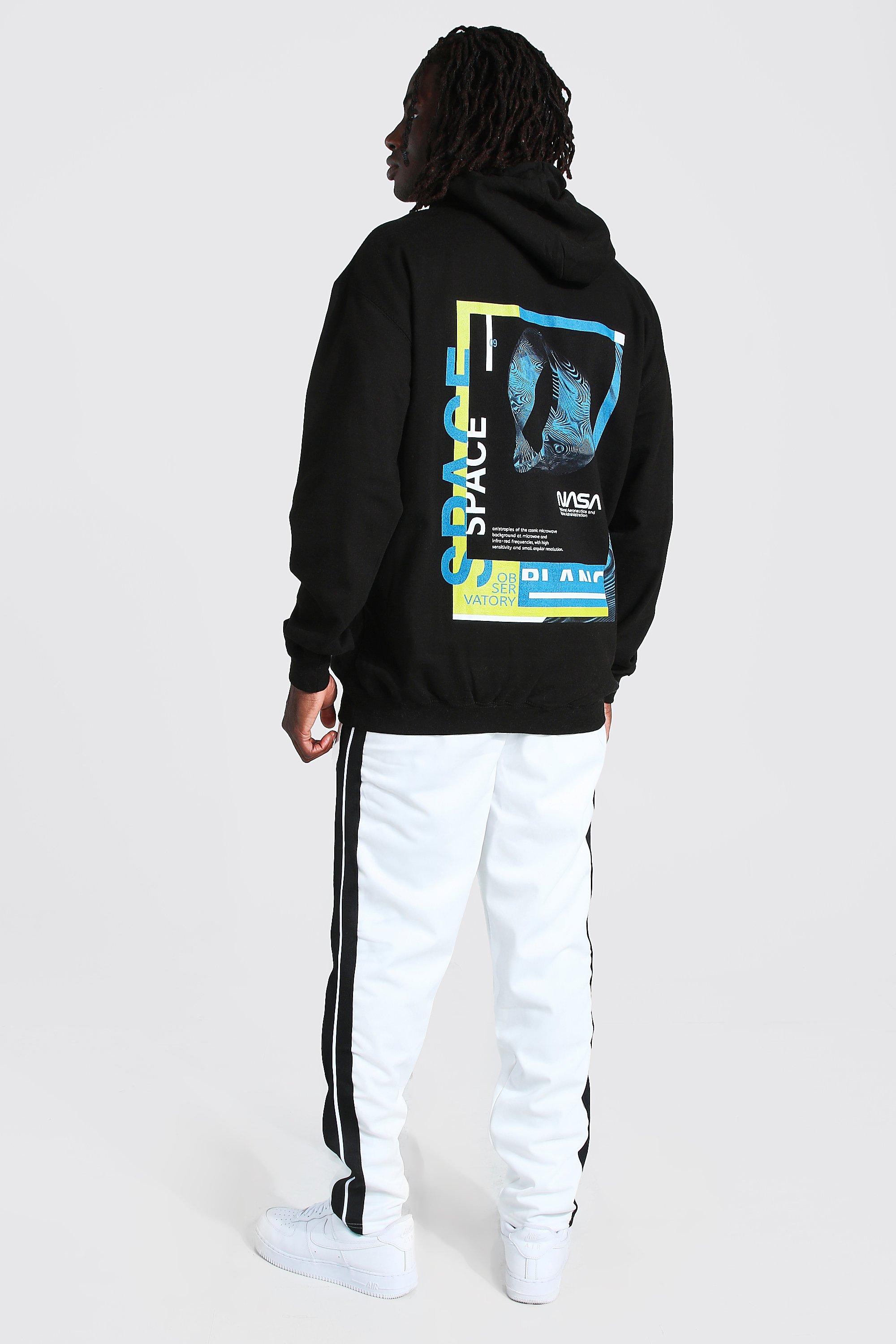 Oversized Nasa Graphic License Hoodie boohoo NO