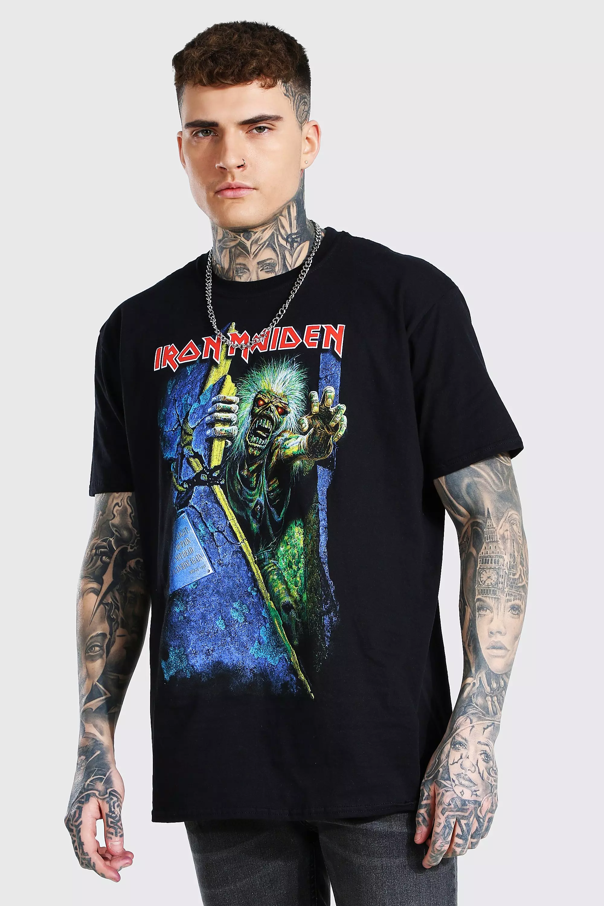 iron maiden slim fit shirt