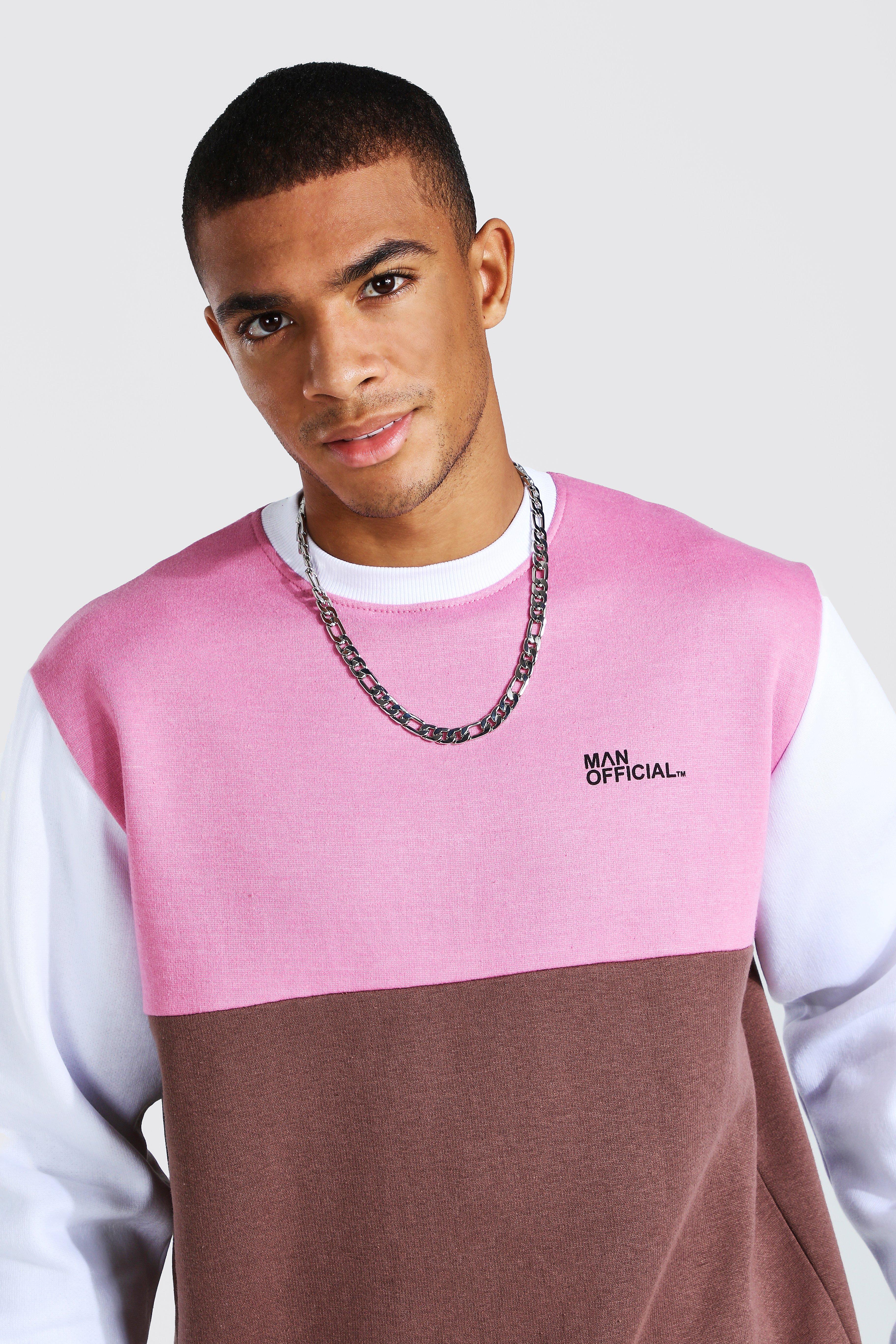 Colour block sweatshirt hotsell