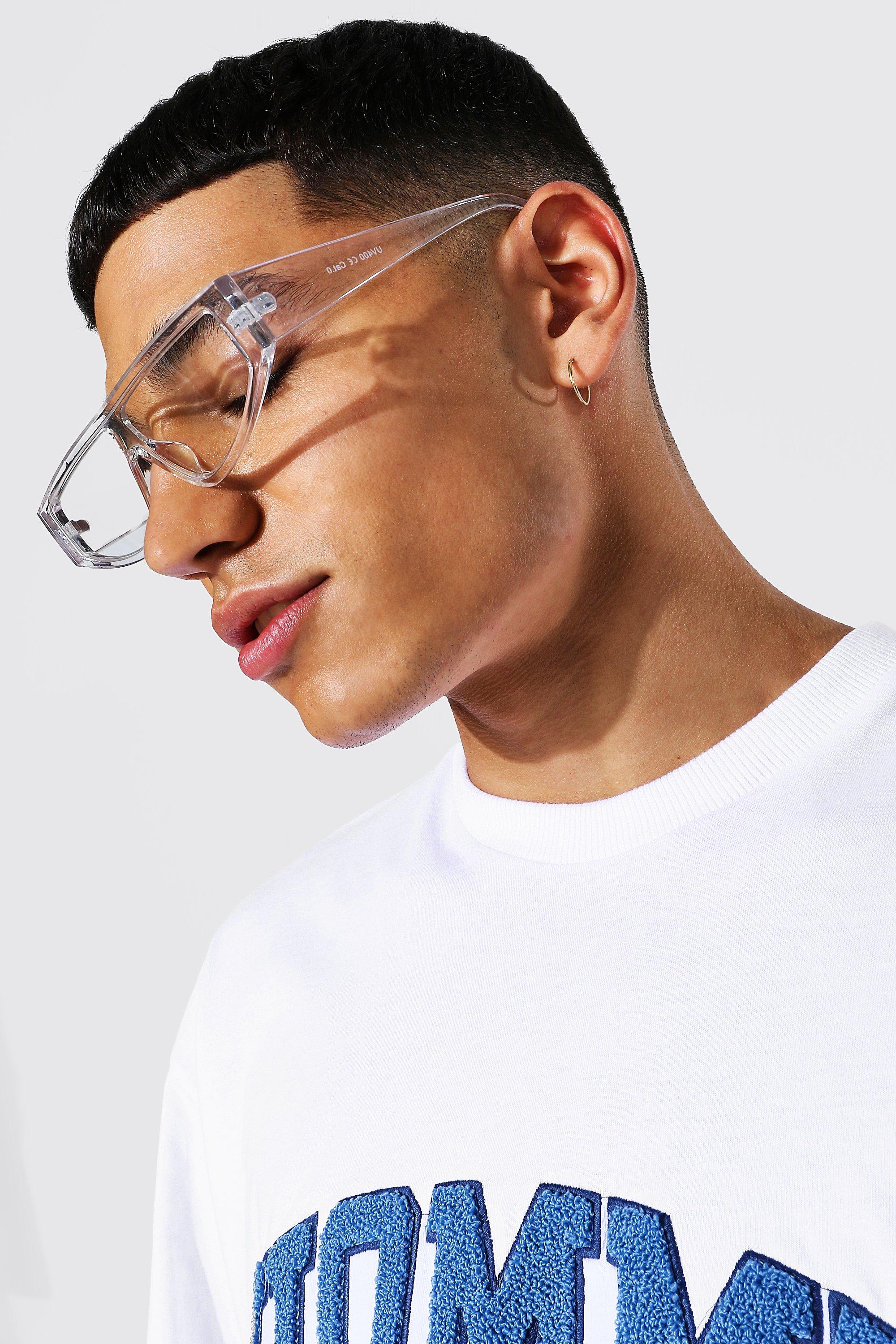 Gafas Con Montura Transparente Para Hombre Y Mujer, Lentes Transparentes  Con Remaches, Decoración, 2 Uds.
