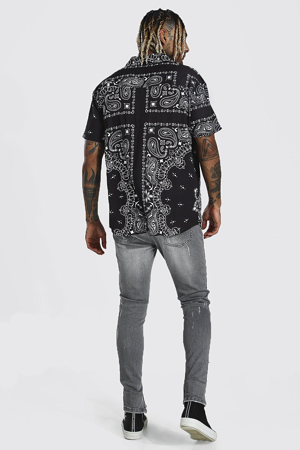 Revere Bandana Short Sleeve Shirt– funkysaints