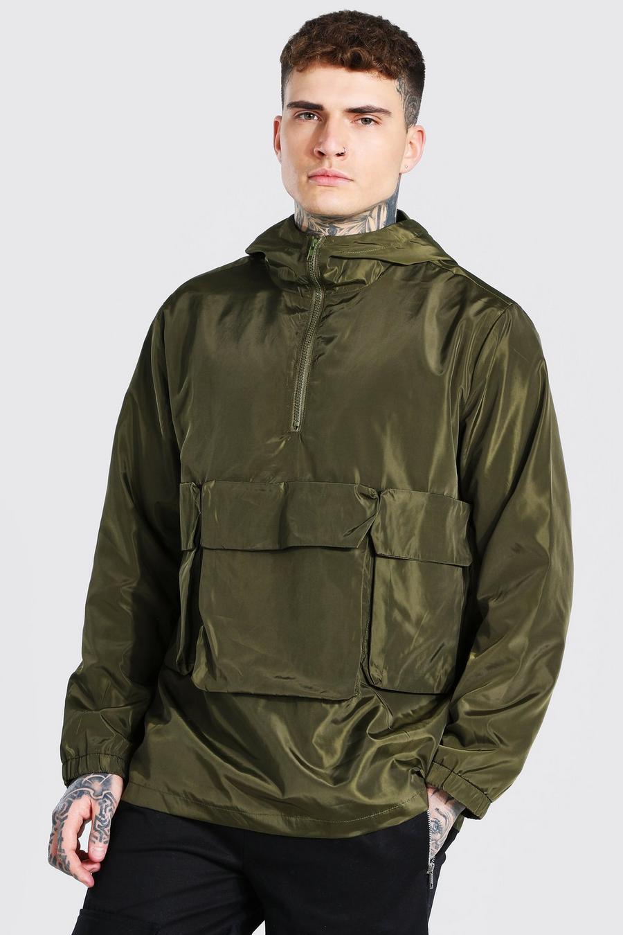 Regenjacke mit 3 Brusttaschen, Khaki image number 1