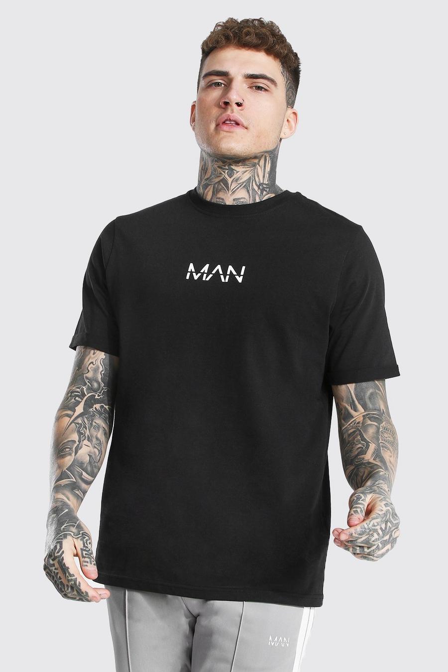 Camiseta manga larga Original negro hombre