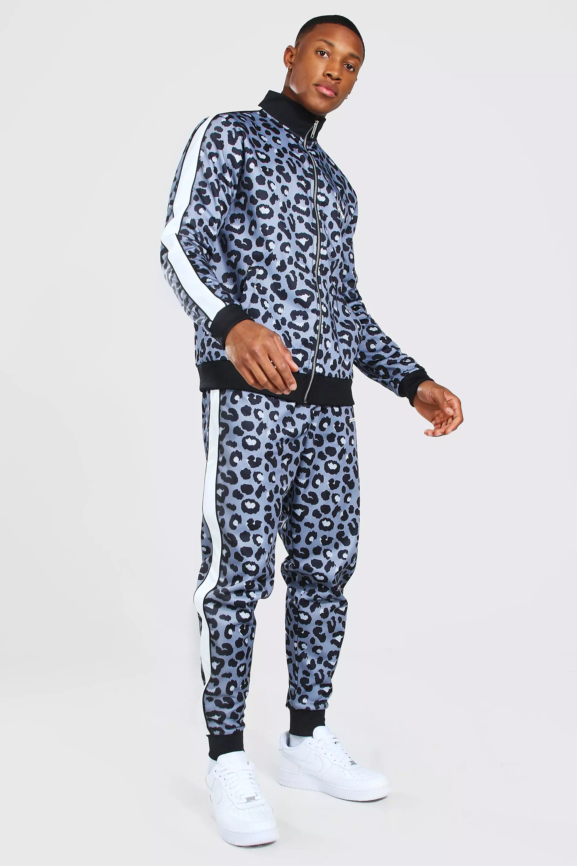 Mens store printed tracksuit