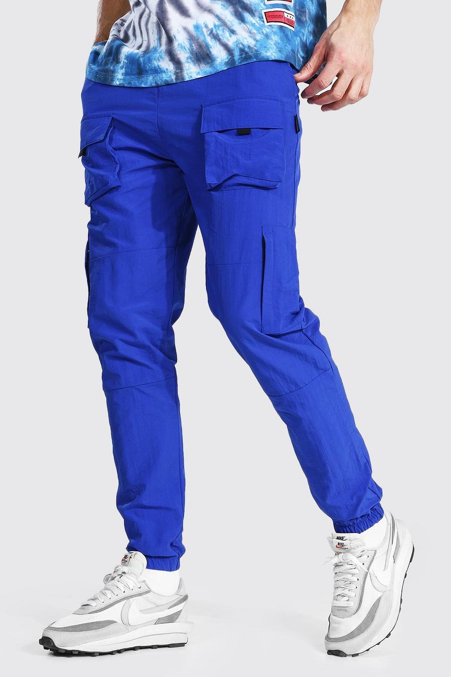 Pantaloni cargo Man Official Tall, Blu cobalto image number 1