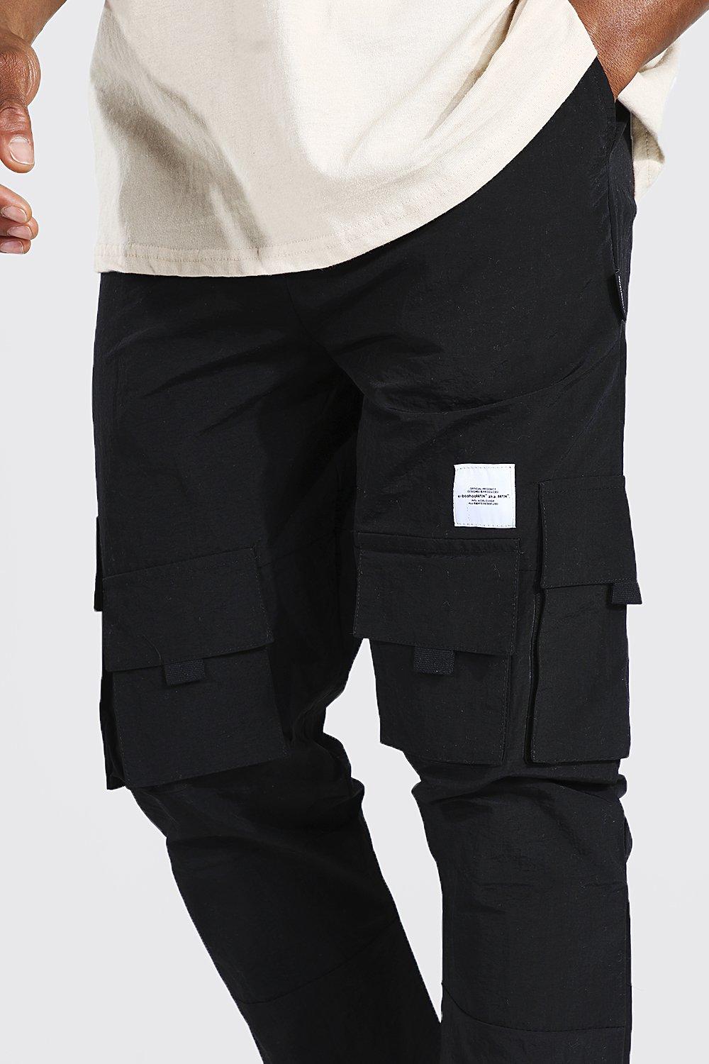 crinkle cargo pants