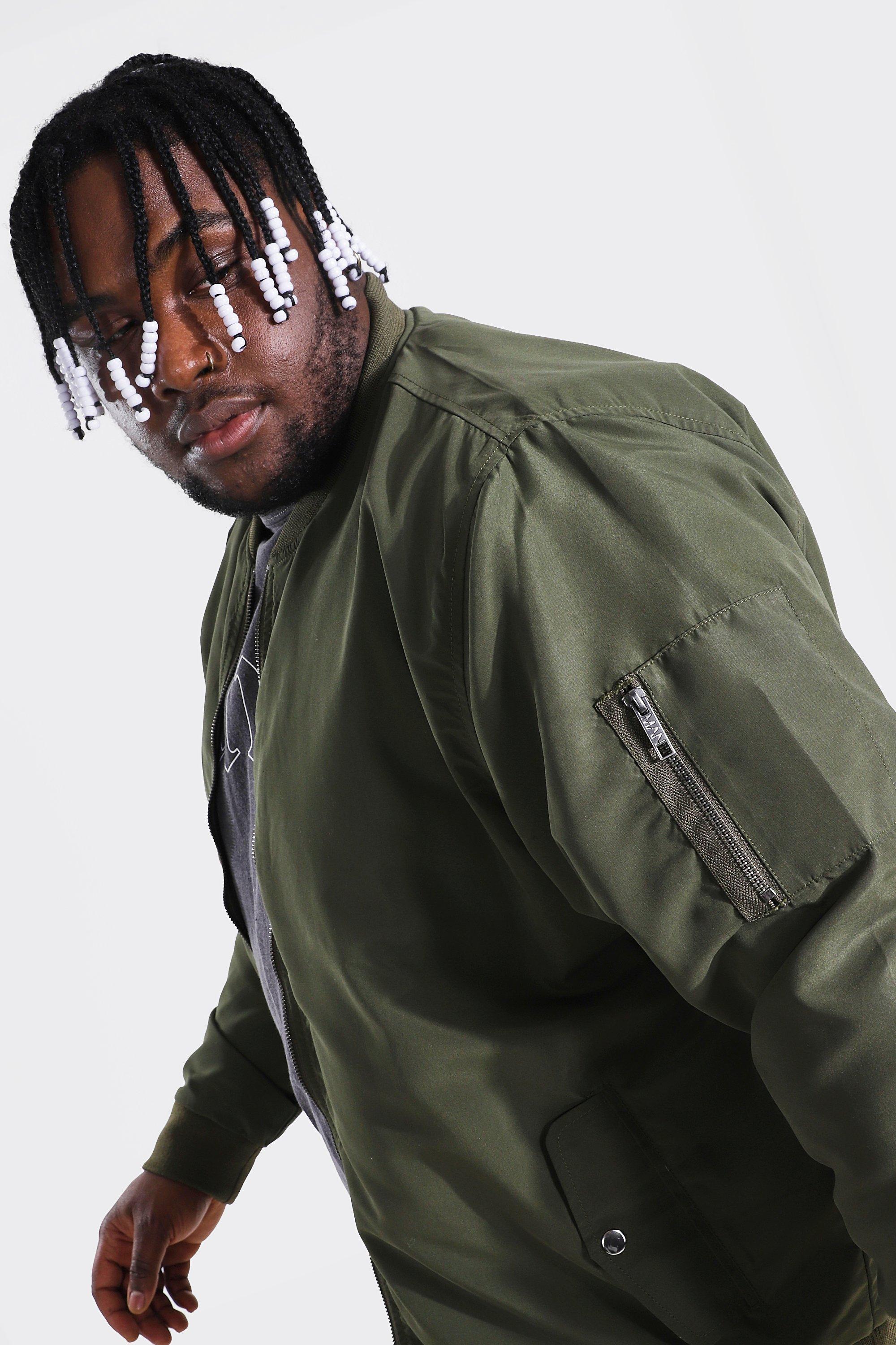 Khaki ma1 bomber jacket hotsell