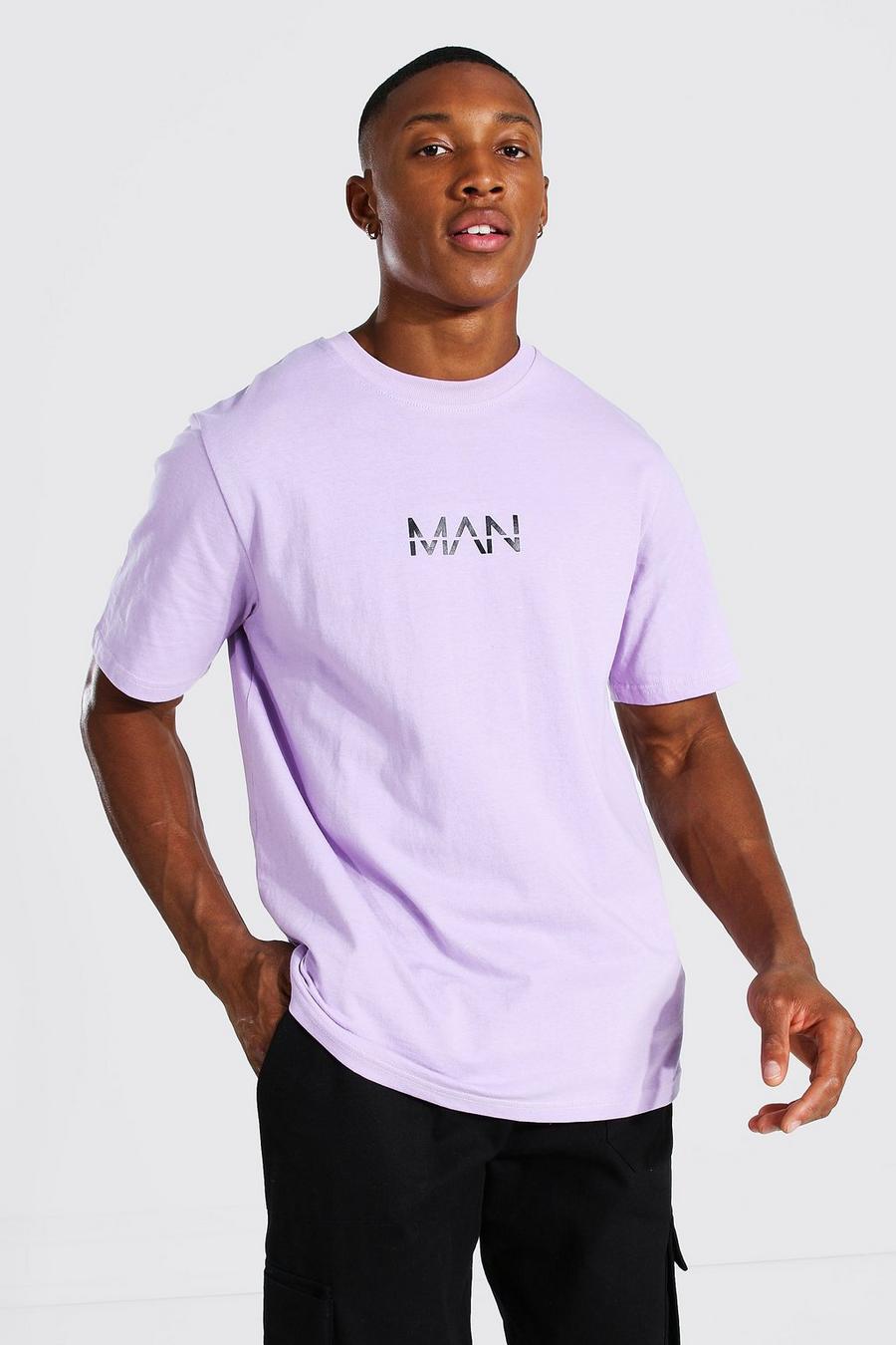 Pale lilac Original Man Graphic T-Shirt image number 1
