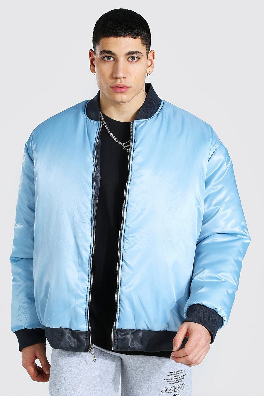 Cazadora bomber ancha reversible, Multicolor image number 1