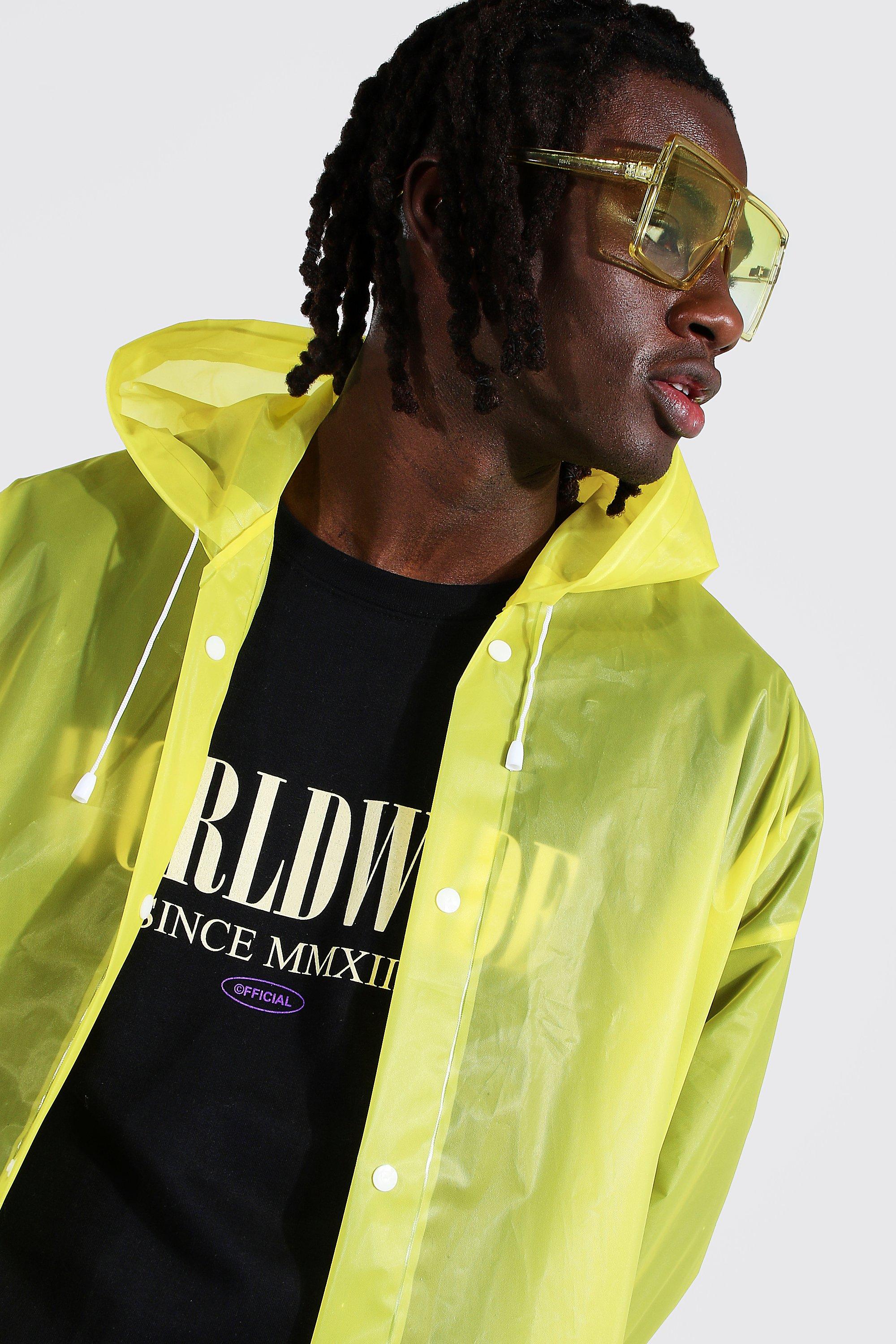 Boohoo 2024 yellow raincoat